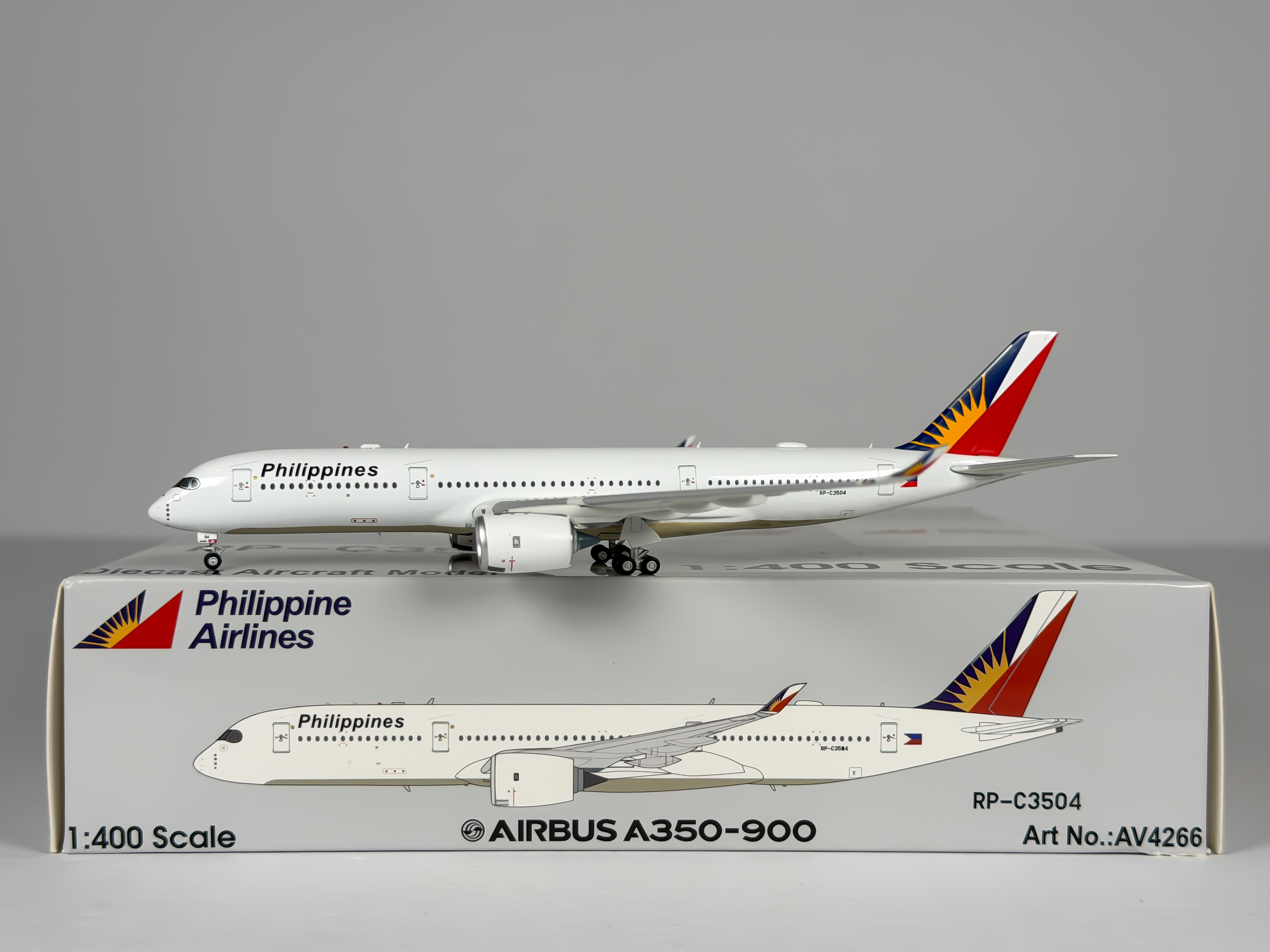 Philippine Airlines Airbus A350-900 1:400 Aviation400 RP-C3504 (AV4266)