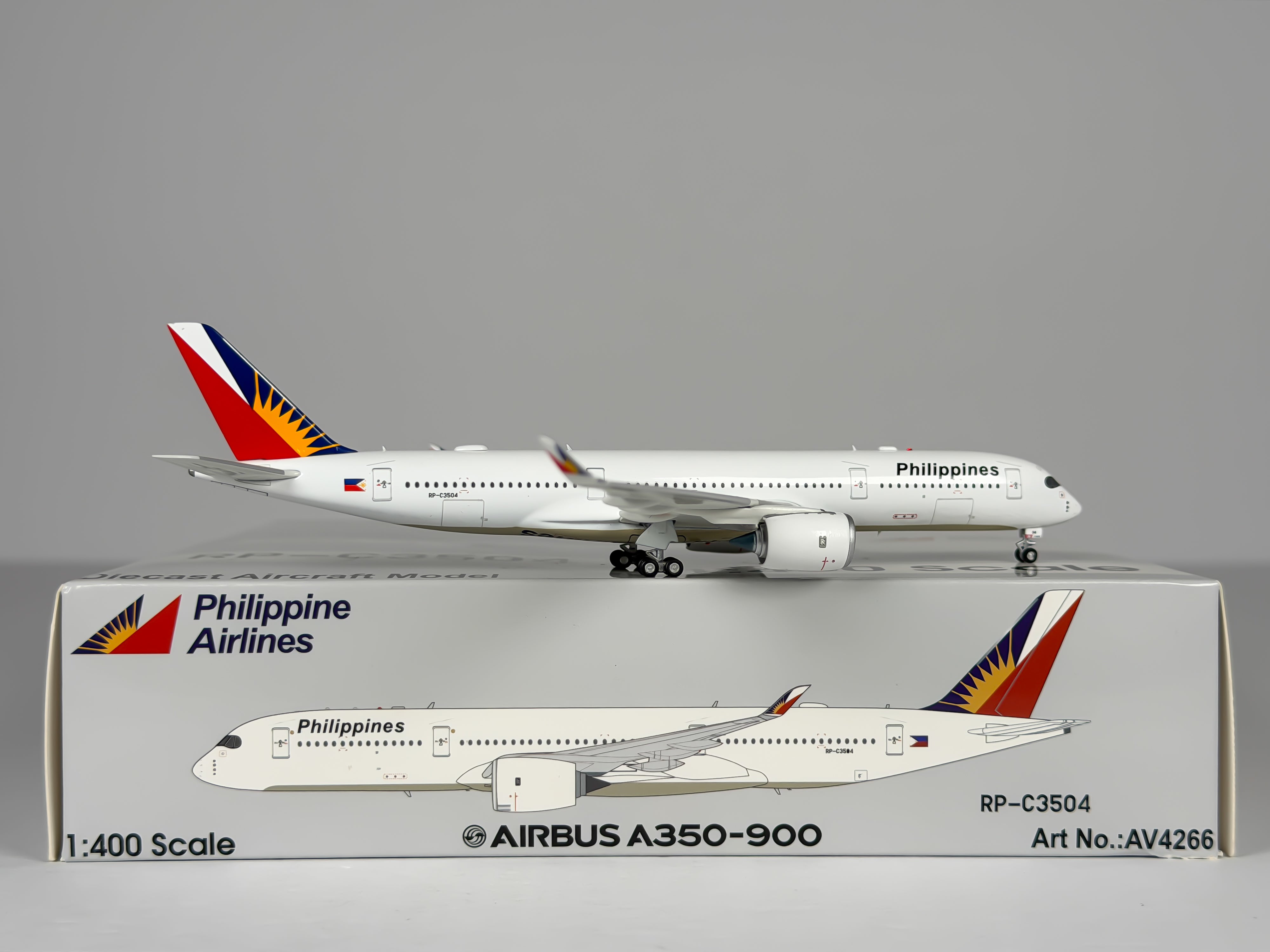 Philippine Airlines Airbus A350-900 1:400 Aviation400 RP-C3504 (AV4266)