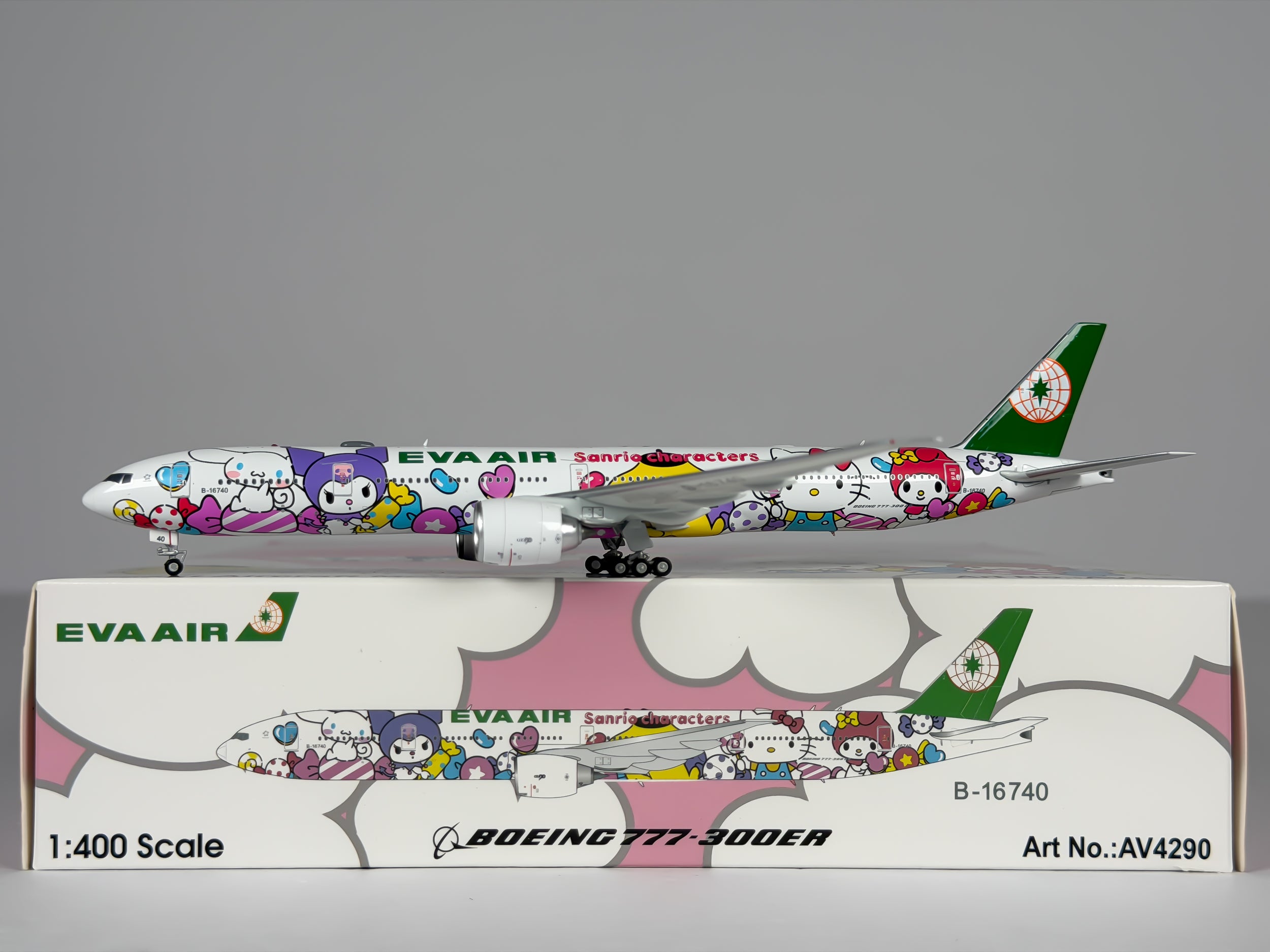 Eva Air Boeing 777-300ER 1:400 Aviation400 B-16740 (AV4290)