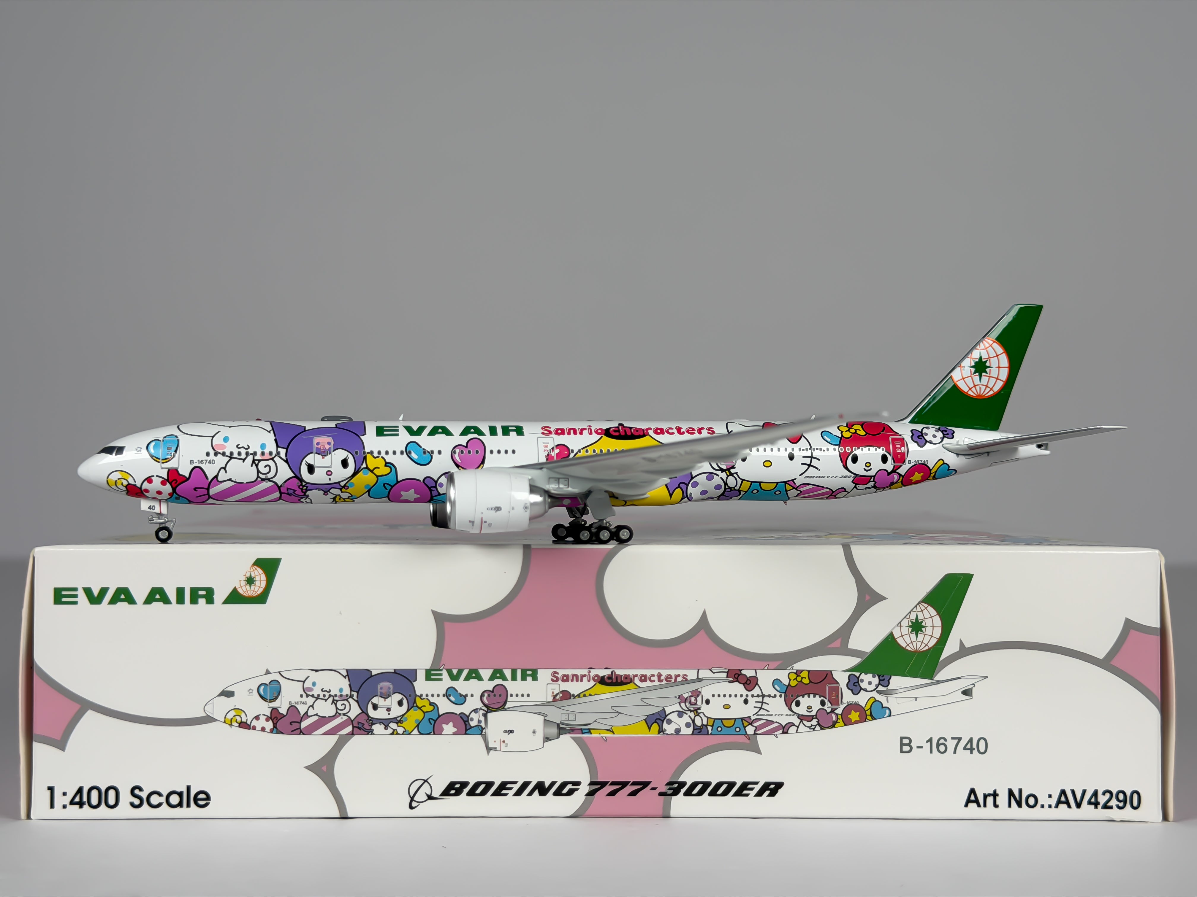 Eva Air Boeing 777-300ER 1:400 Aviation400 B-16740 (AV4290)