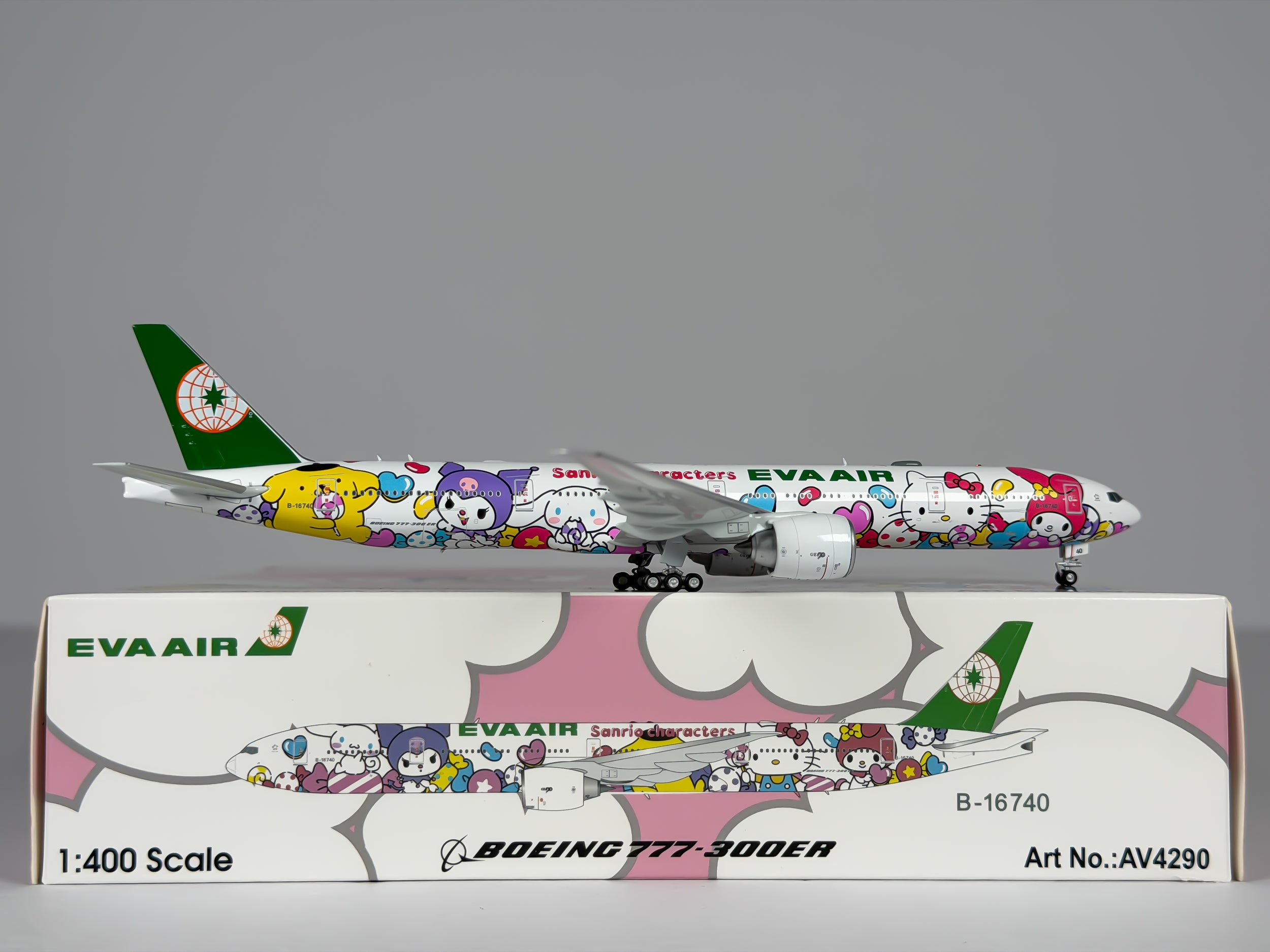 Eva Air Boeing 777-300ER 1:400 Aviation400 B-16740 (AV4290)