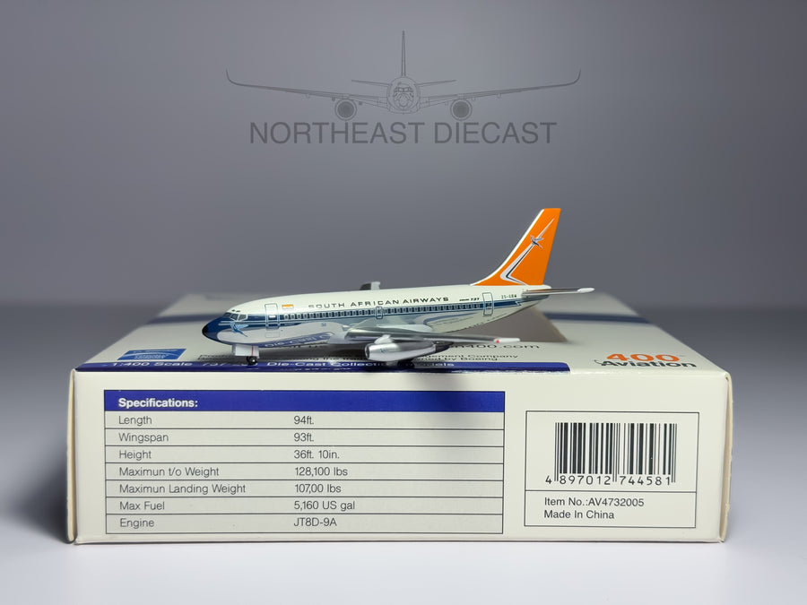 South African Airways Boeing 737-200 1:400 Aviation400 ZS-SBM (AV4732005)