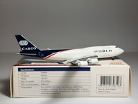 World Cargo Boeing 747-400F 1:400 Aviation400 N740WA (AV4744007)