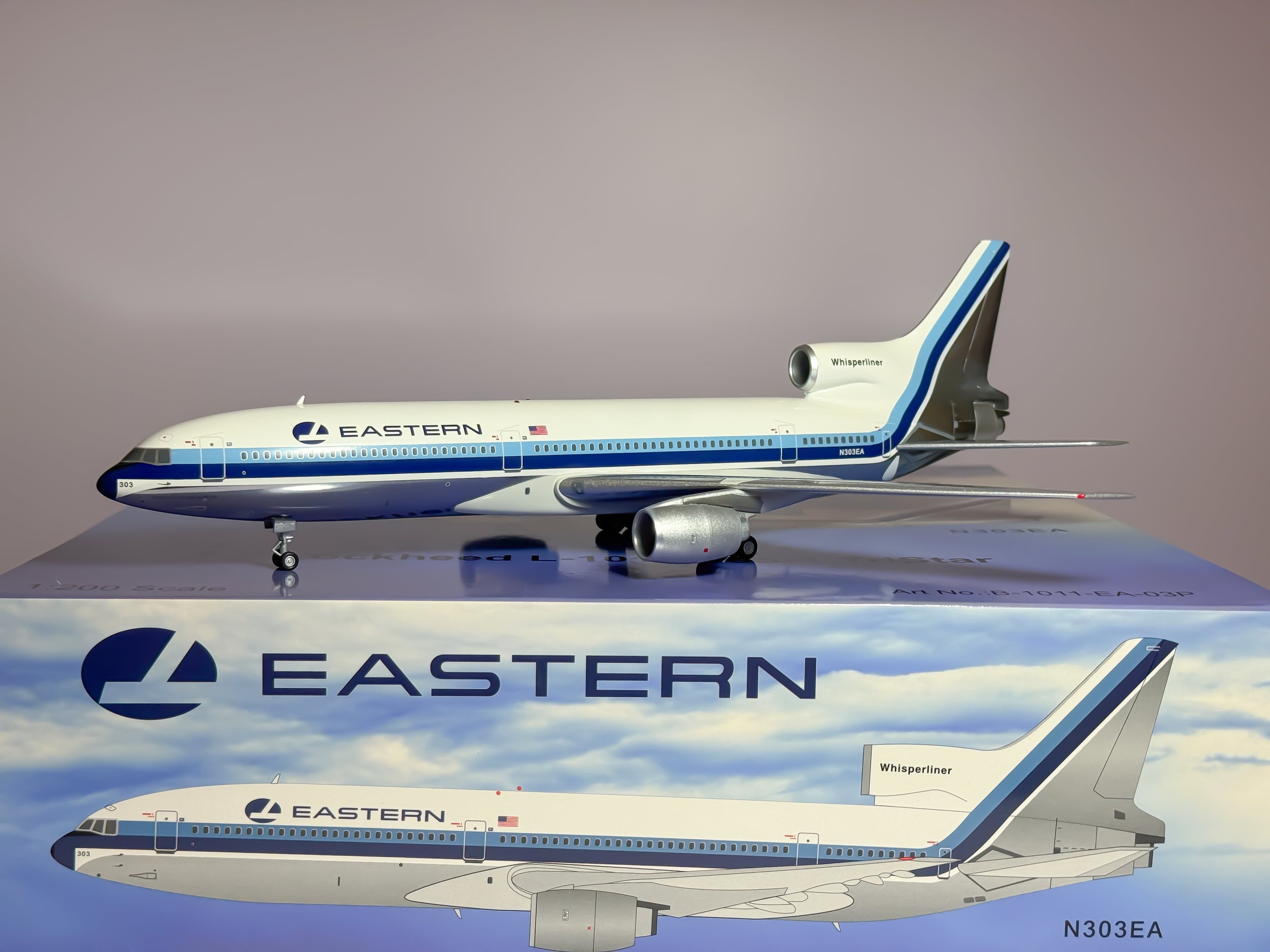 Eastern Air Lines Lockheed L-1011 1:200 Inflight200 N303EA (B-1011-EA-03P)