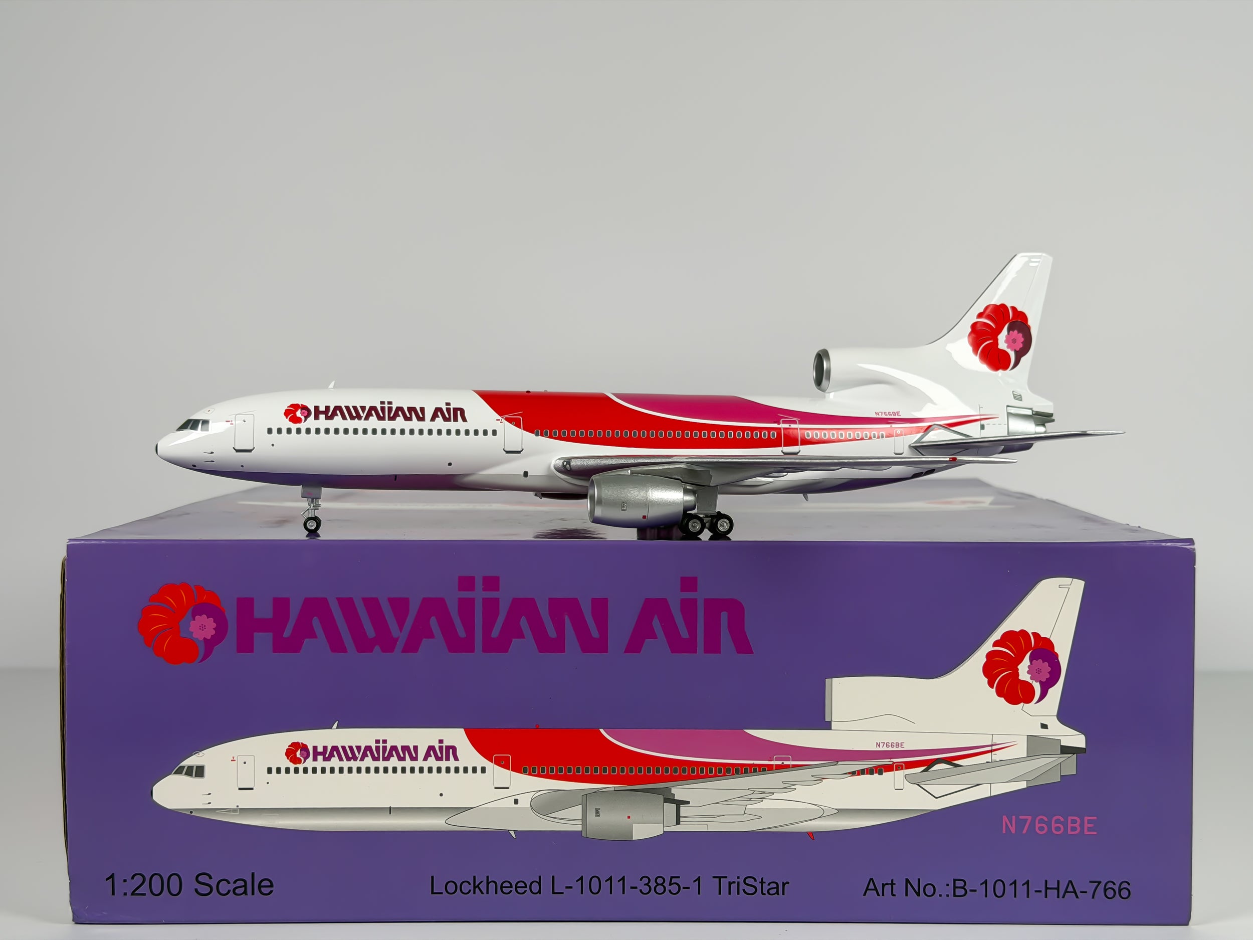 Hawaiian Airlines Lockheed L-1011 1:200 Aeroclassics N766BE (B-1011-HA-766)