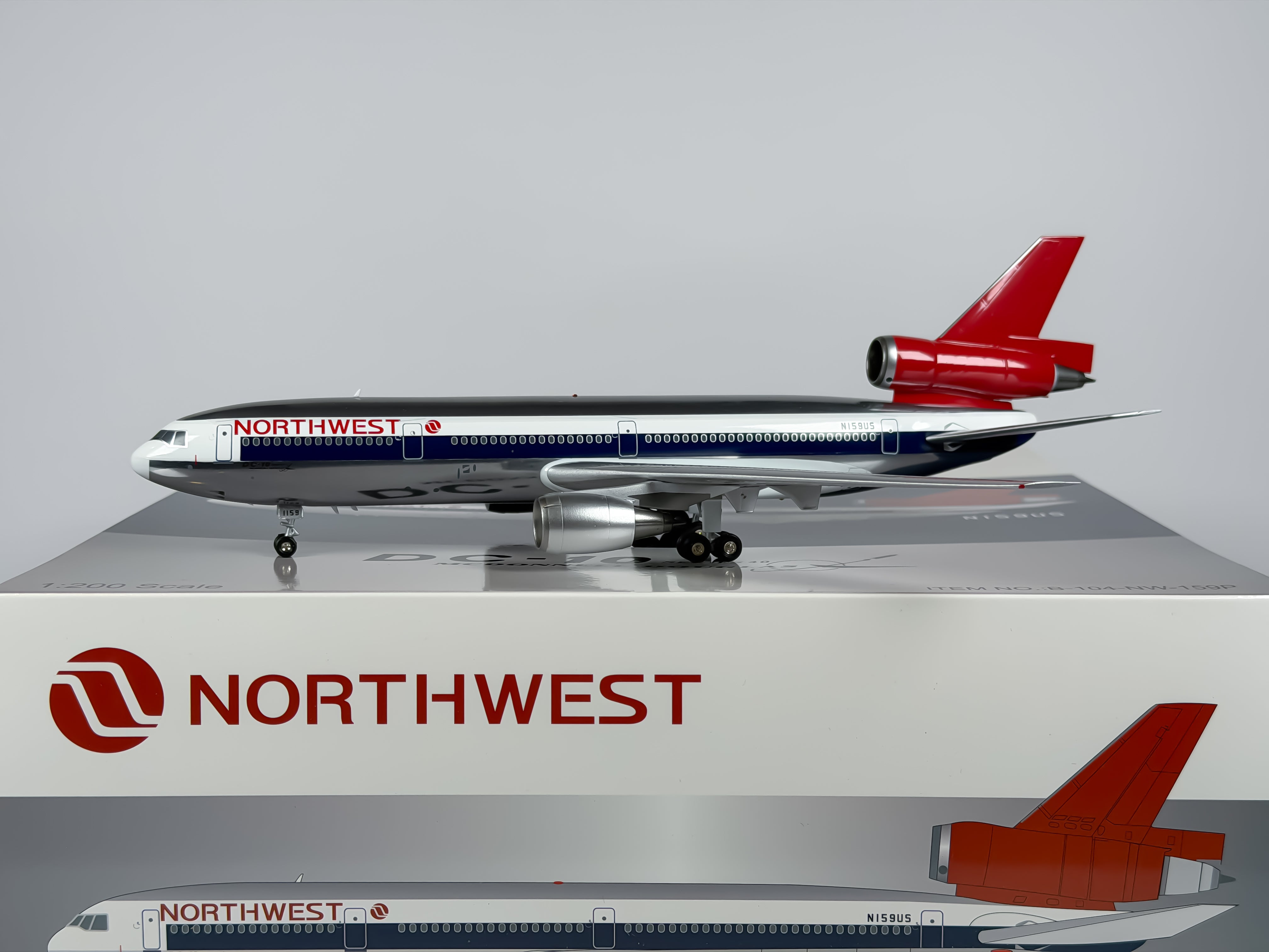 McDonnell Douglas DC-10 Diecast Aircraft Models · Northeast Diecast