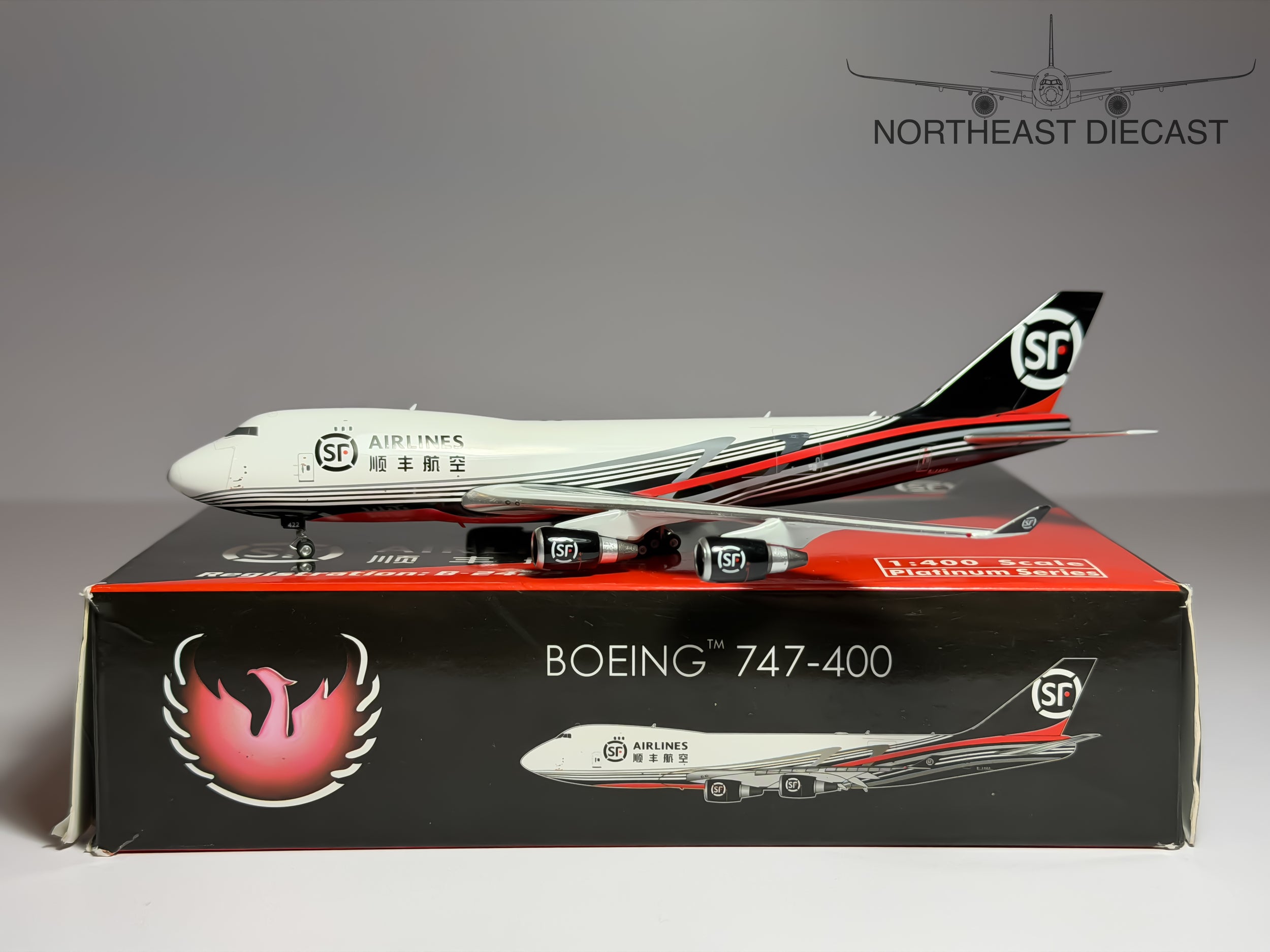 SF Airlines Boeing 747-400F 1:400 Phoenix B-2422 (PH411518)