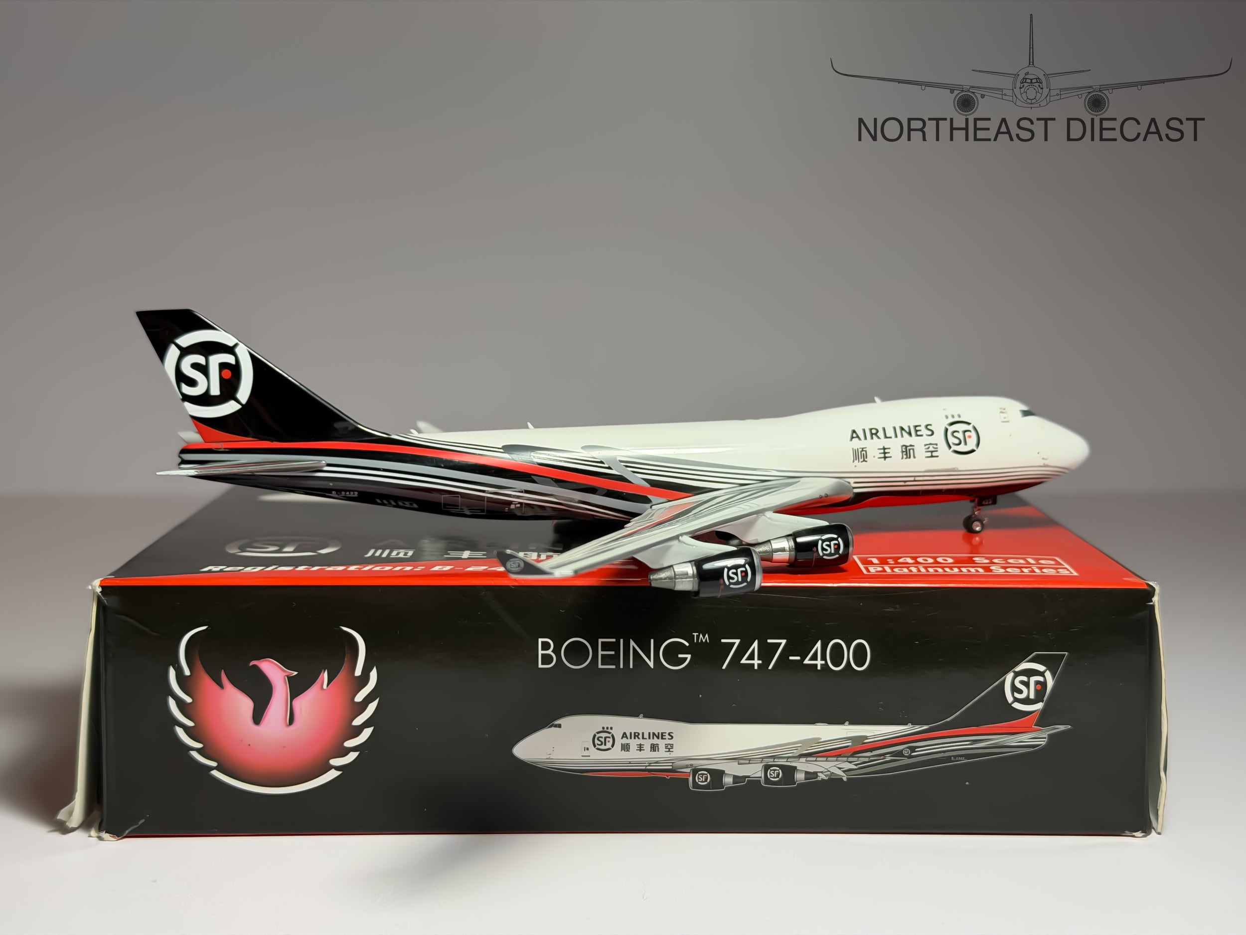 SF Airlines Boeing 747-400F 1:400 Phoenix B-2422 (PH411518)