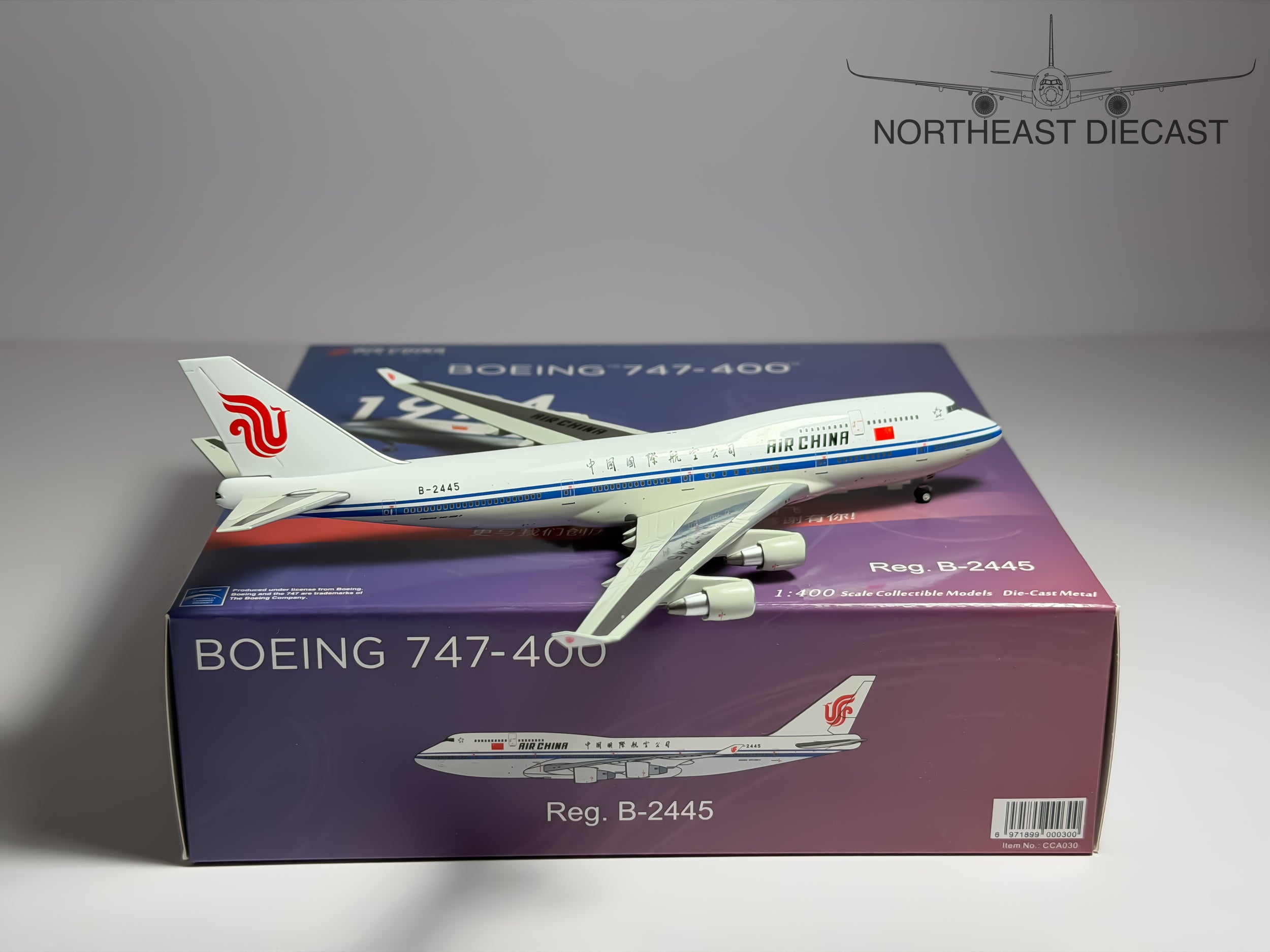 Air China Boeing 747-400 1:400 NG Models B-2445 (CCA030)