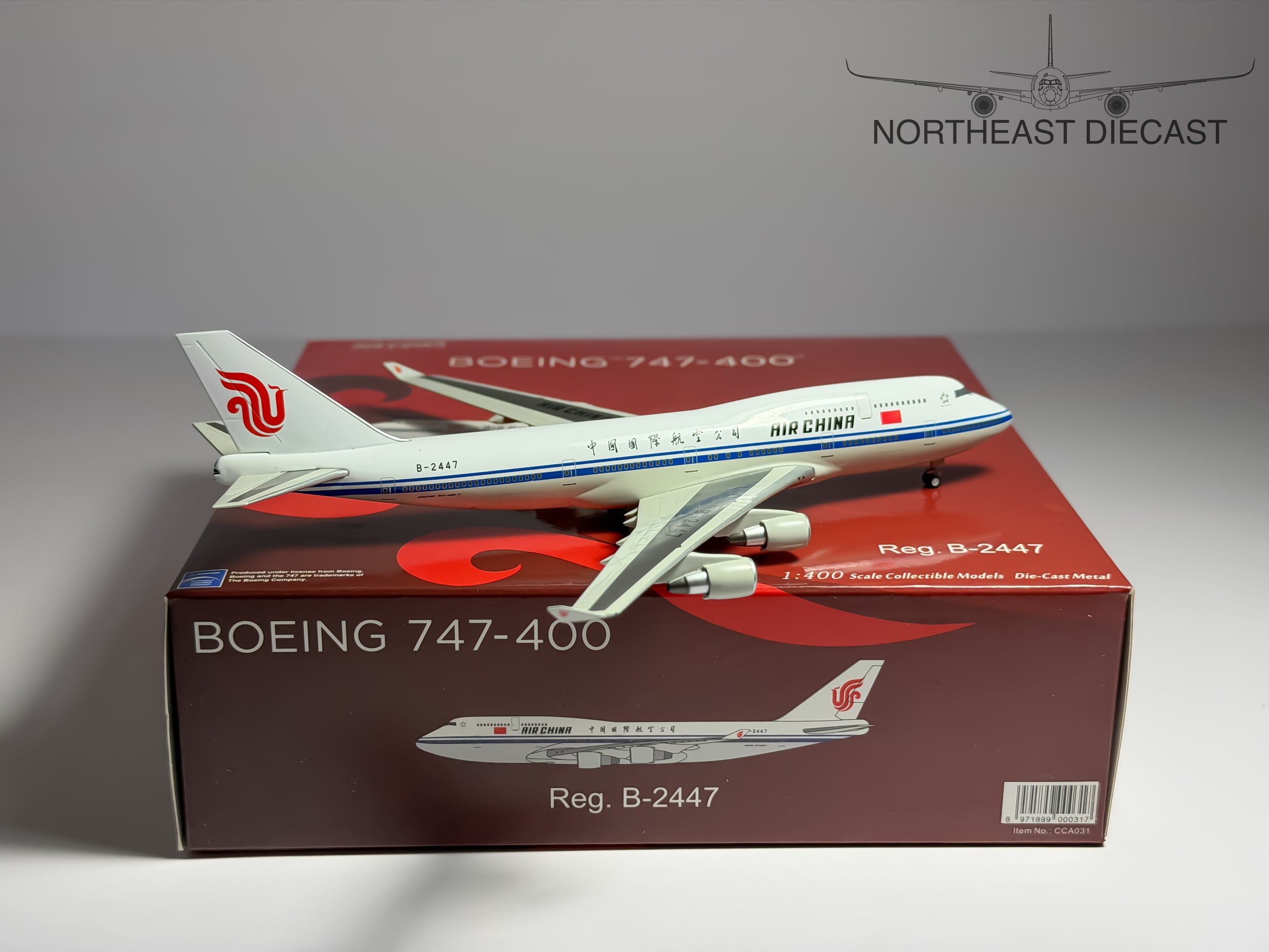 Air China Boeing 747-400 1:400 NG Models B-2447 (CCA031)