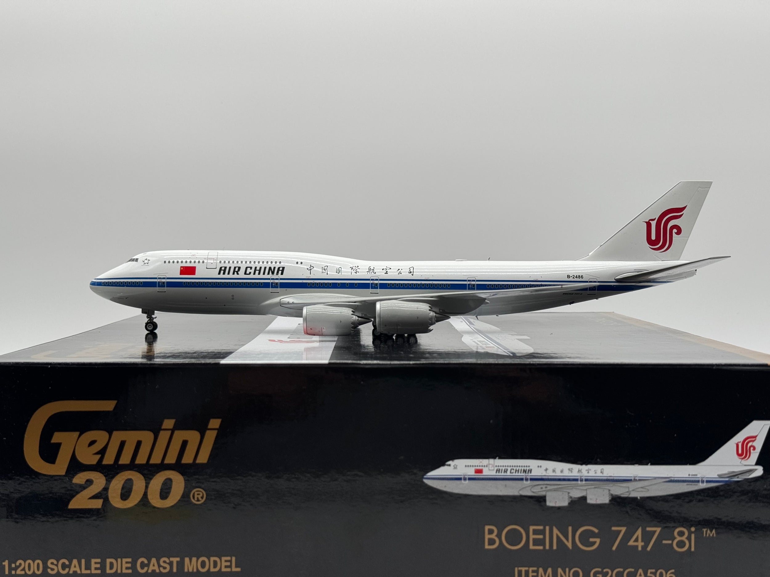 Gemini Jets 1:200 Air China Boeing 747-8i B-2486 current colors G2CCA506