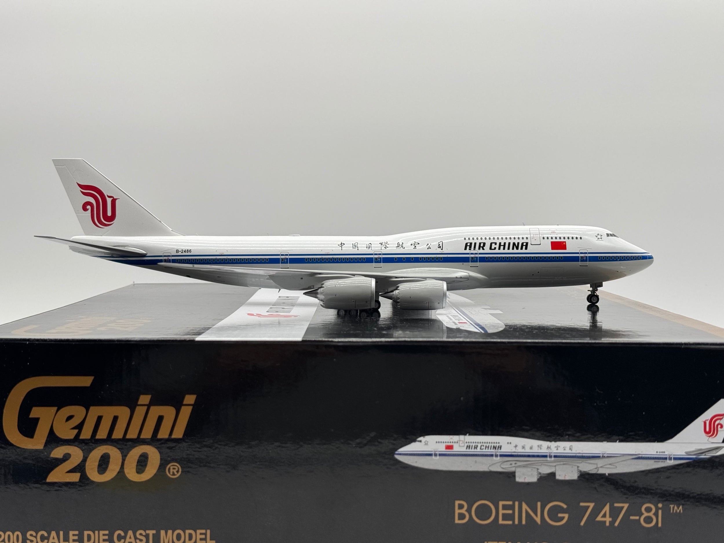 Gemini Jets 1:200 Air China Boeing 747-8i B-2486 current colors G2CCA506