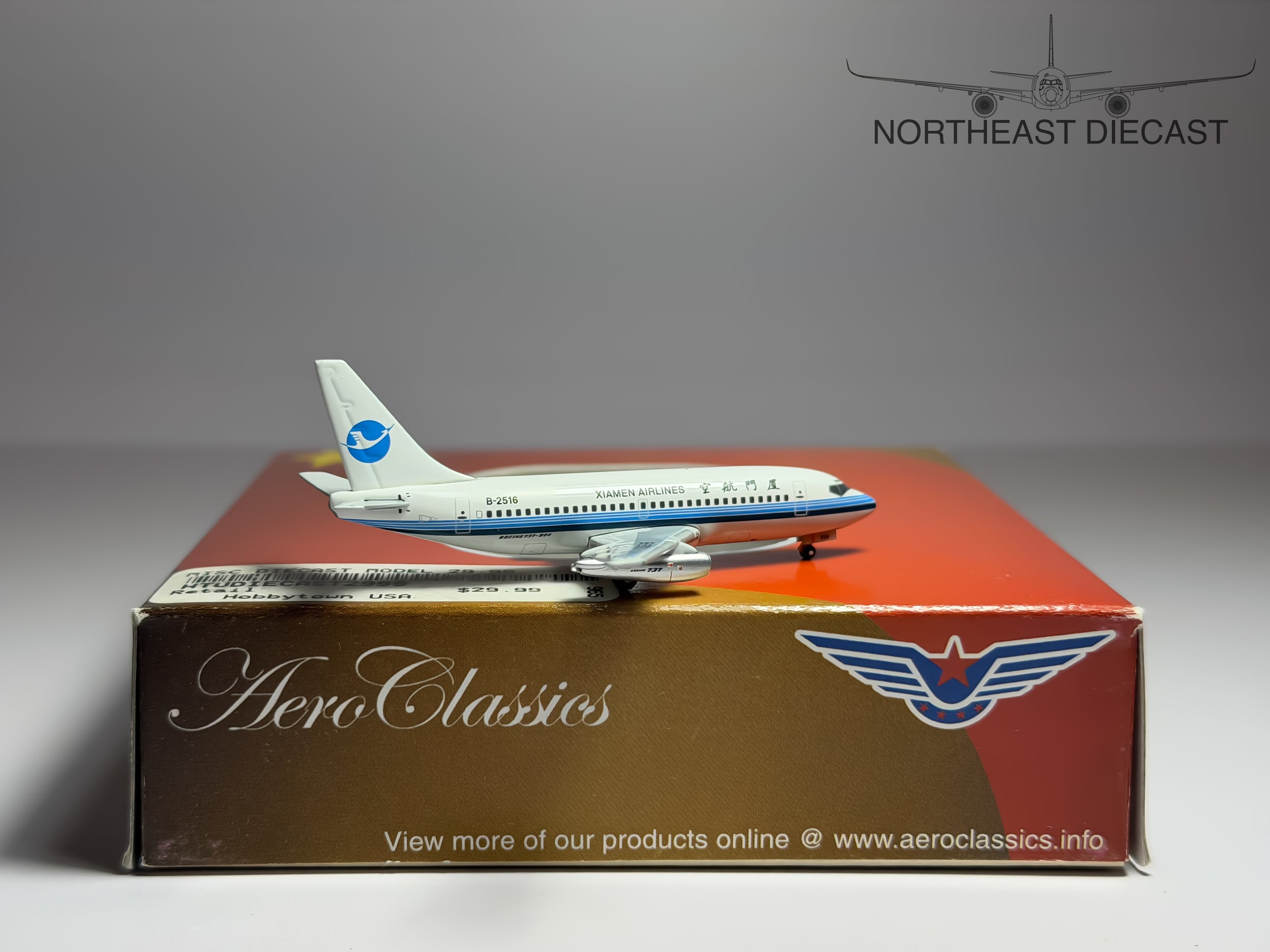 Xiamen Airlines Boeing 737-200 1:400 Aeroclassics B-2516 (AC18097B)