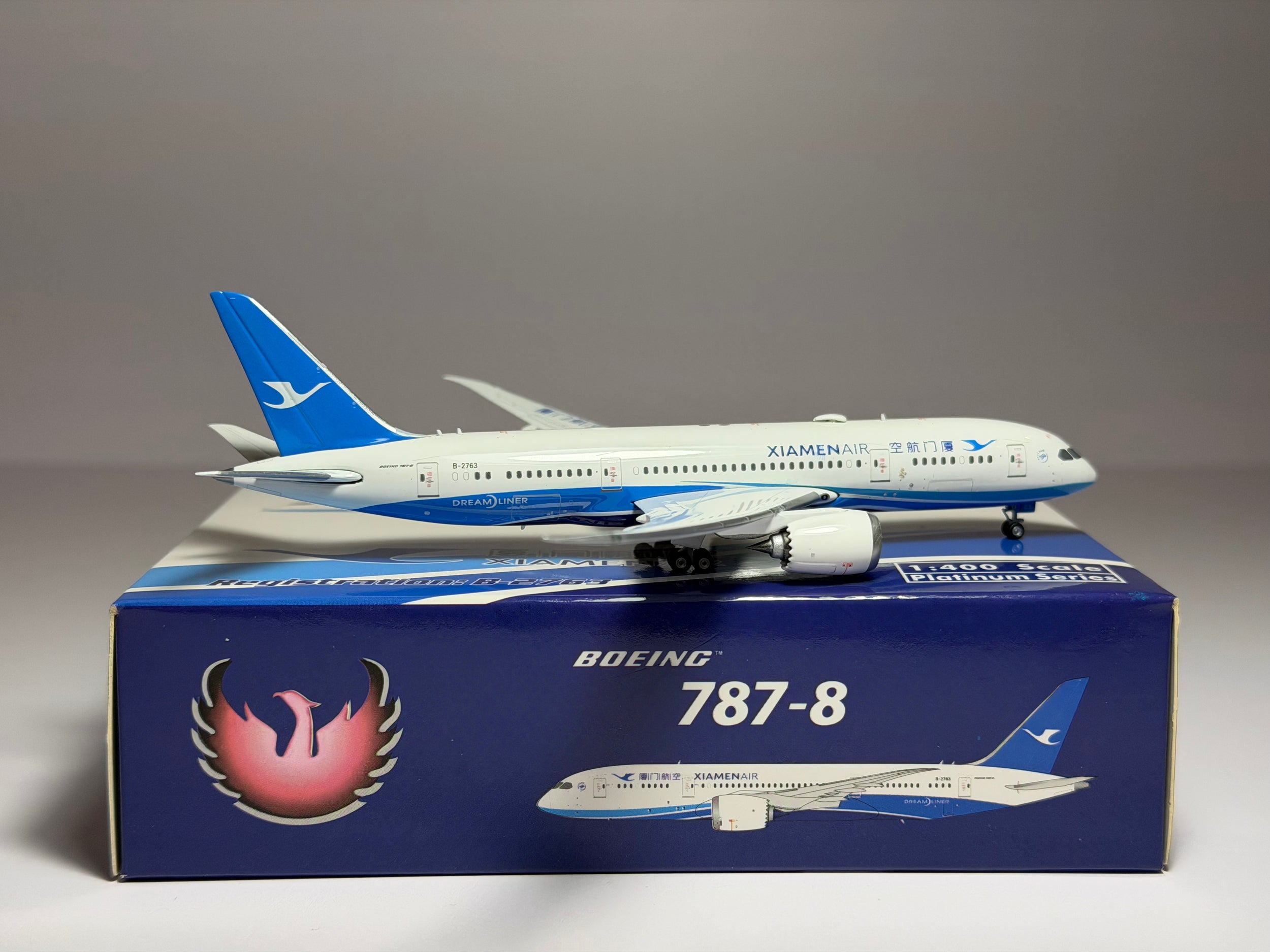 Phoenix Model 1:400 Xiamen Air Boeing 787-8 B-2763 PH4XCMXXX