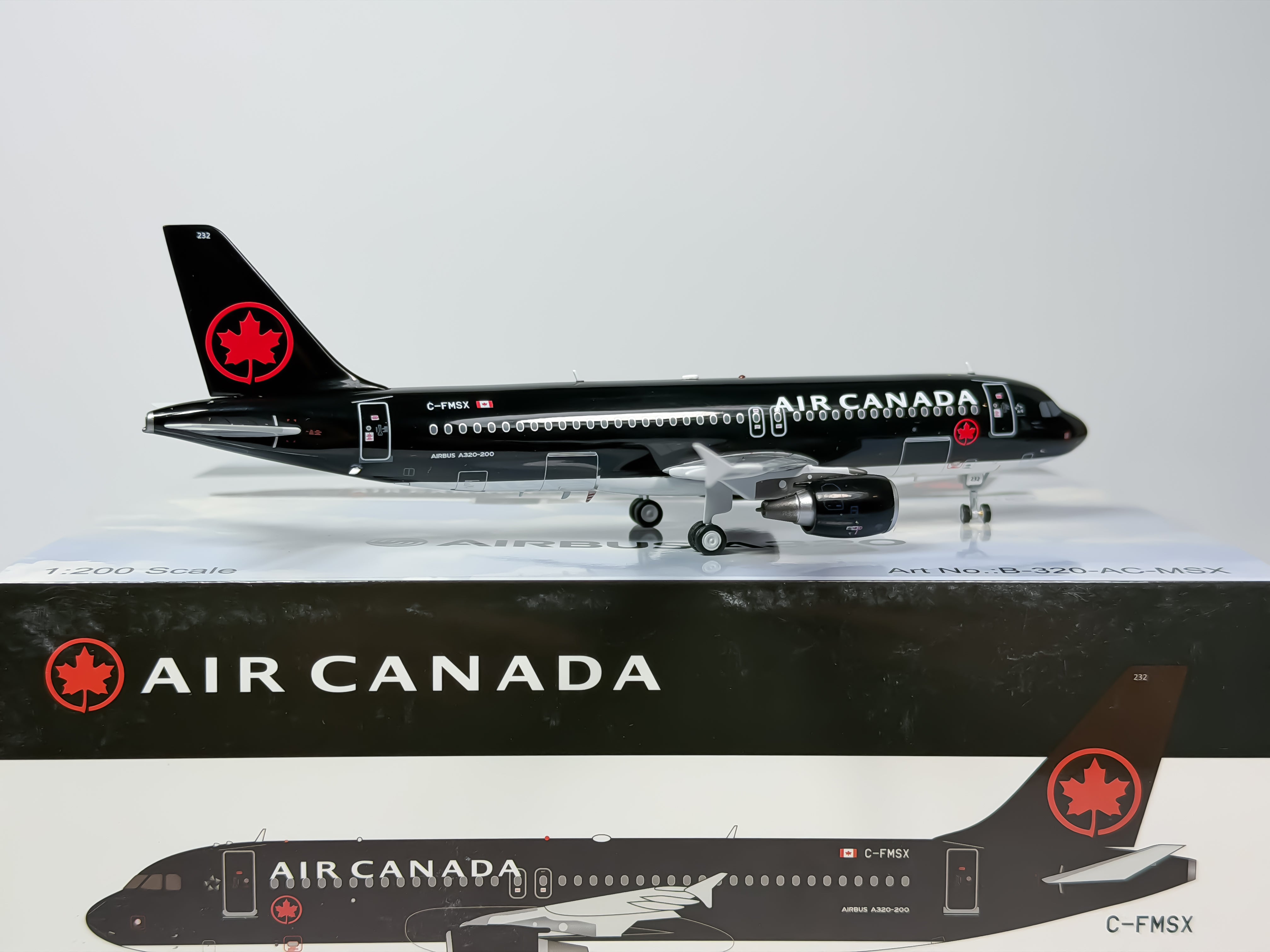 Air Canada Airbus A320 1:200 Inflight200 C-FMSX (B-320-AC-MSX)