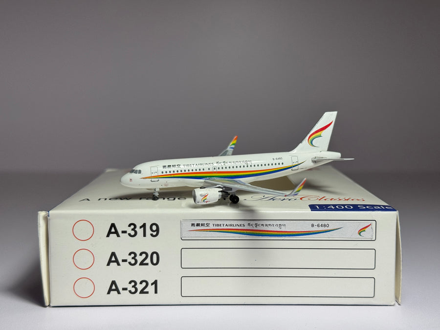 Aeroclassics 1:400 Tibet Airlines Airbus A319-214 B-6480 ACB6480