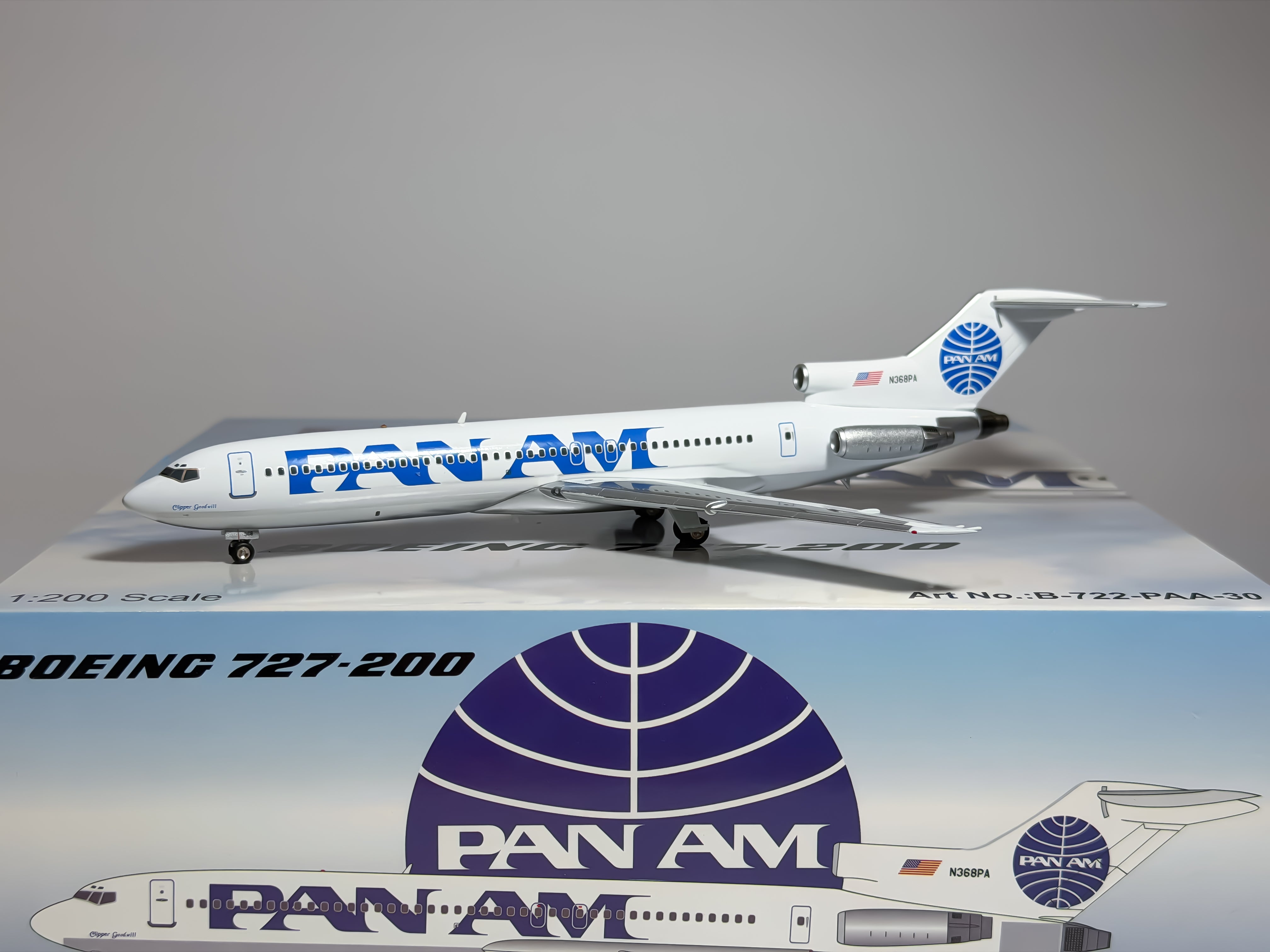 Pan American Boeing 727-200 1:200 Inflight200 N368PA (B-722-PAA-30)