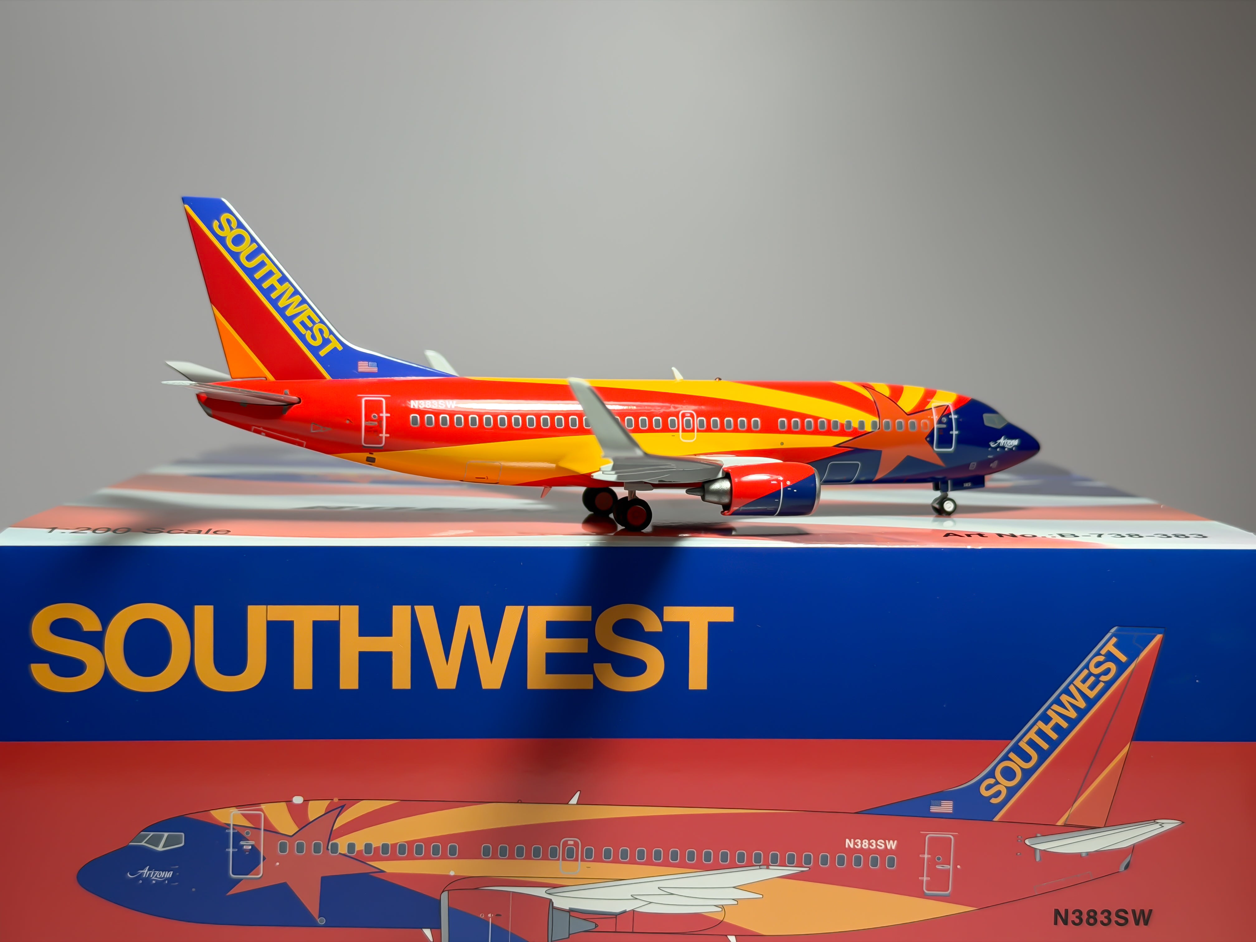Southwest Airlines Boeing 737-300 1:200 Inflight200 N383SW (B-733-383)