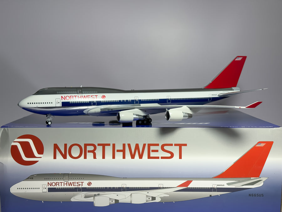 Northwest Airlines Boeing 747-400 1:200 Inflight200 N665US (B-744-665P)