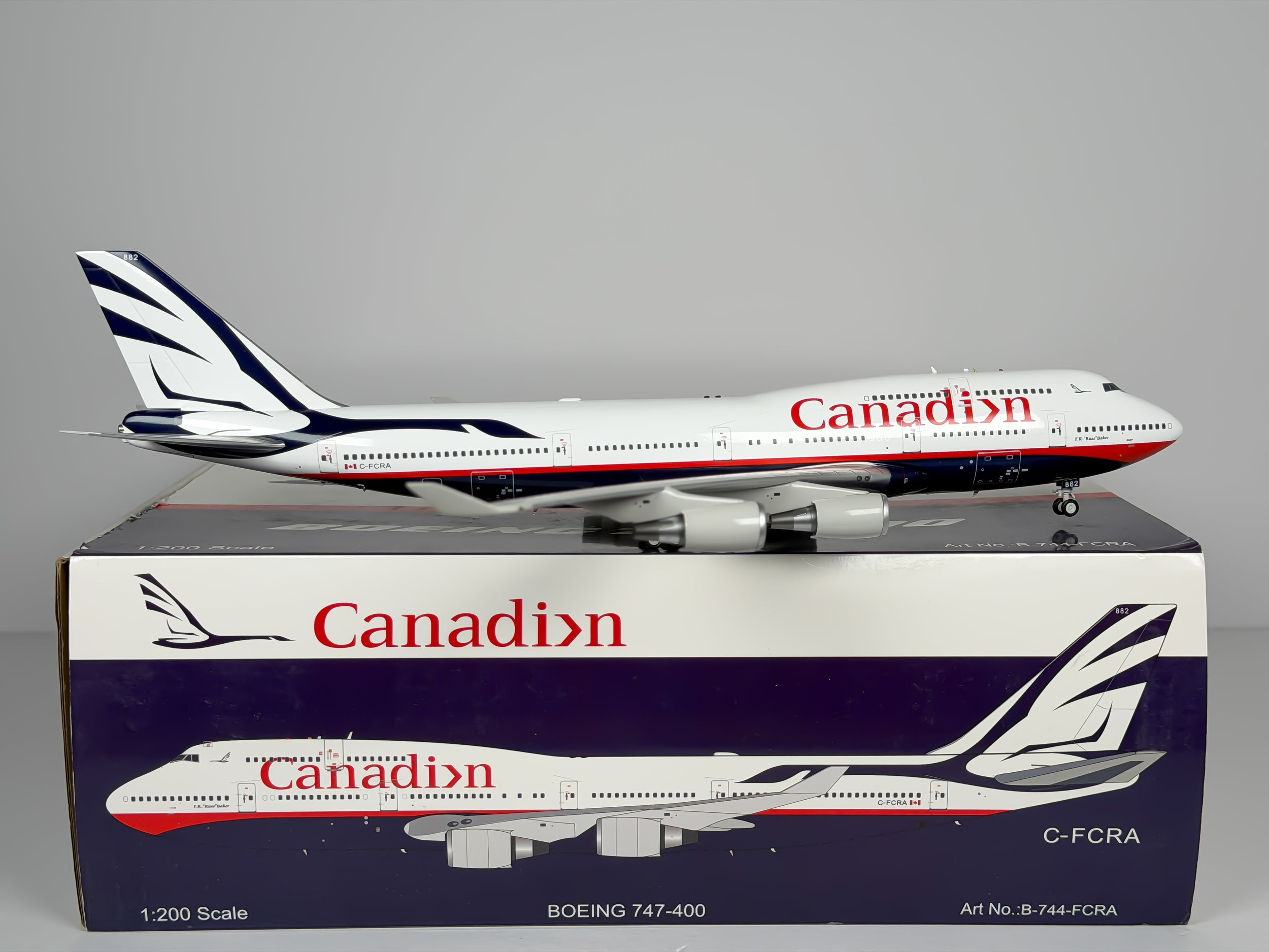 Canadian Airlines Boeing 747-400 1:200 Inflight200 C-FCRA (B-744-FCRA)