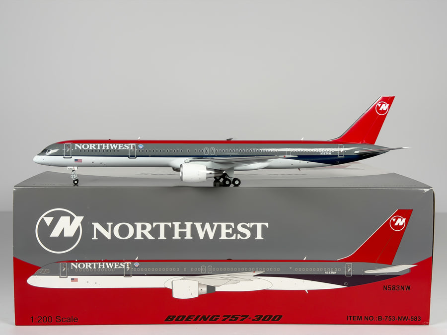 Northwest Airlines Boeing 757-300 1:200 Inflight200 N583NW (B-753-NW-583)