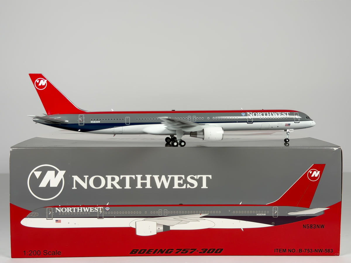 Northwest Airlines Boeing 757-300 1:200 Inflight200 N583NW (B-753-NW-583)