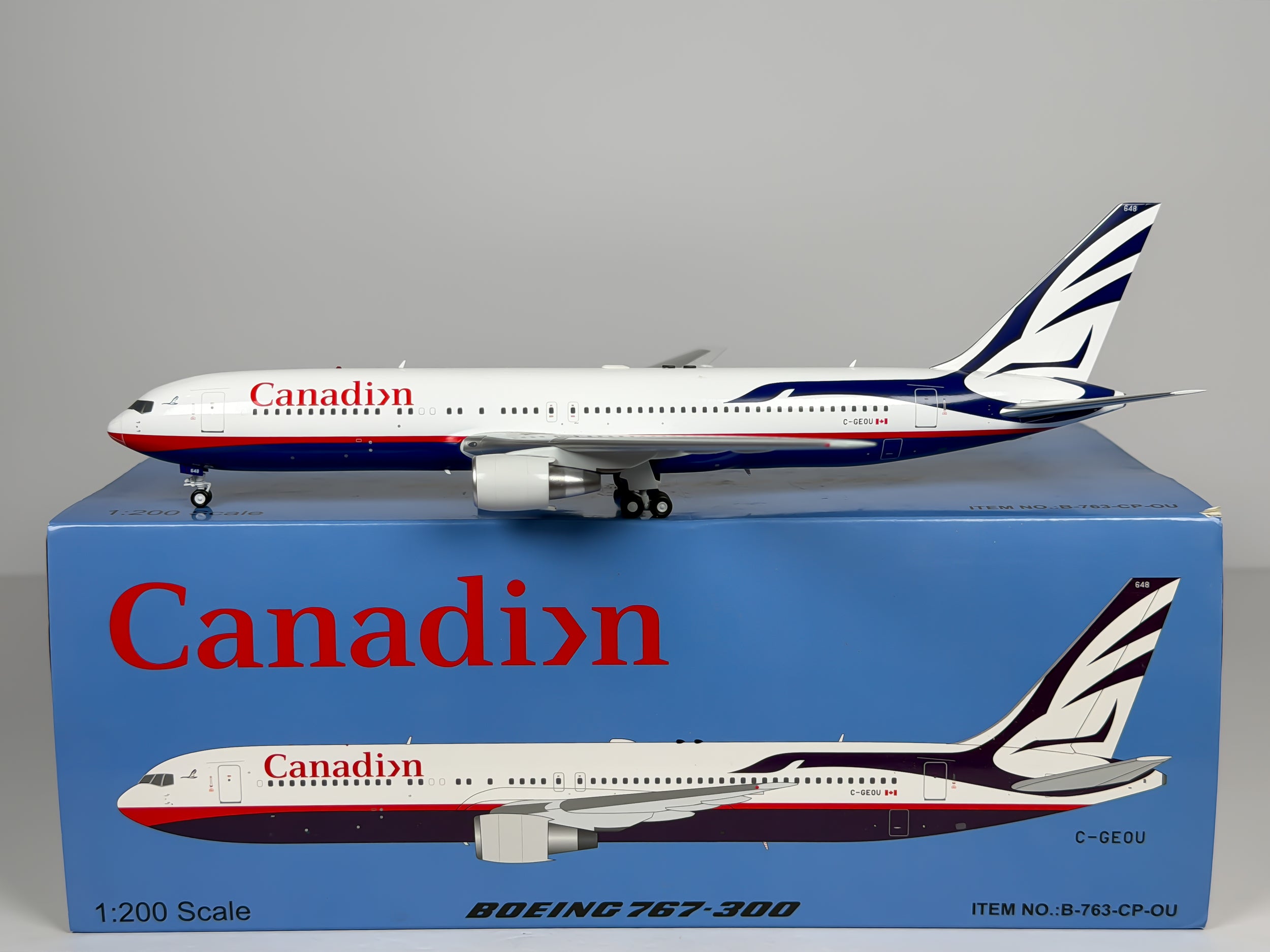 Canadian Airlines Boeing 767-300 1:200 Inflight200 C-GEOU (B-763-CP-OU)