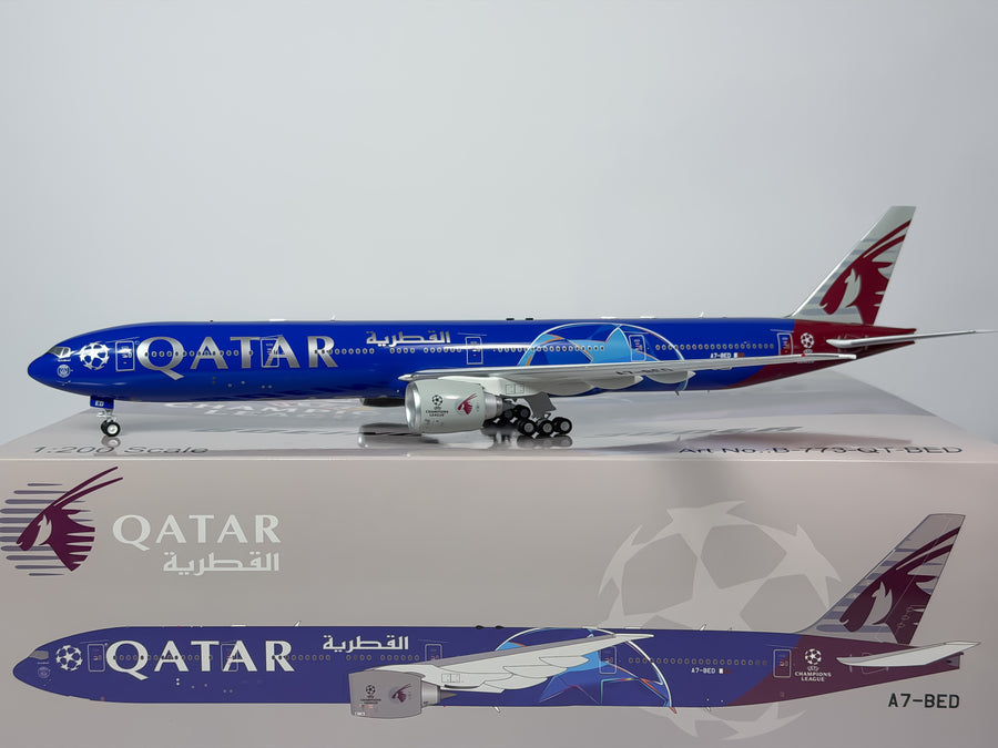 Qatar Airways Boeing 777-300ER 1:200 Inflight200 A7-BED (B-773-QT-BED)