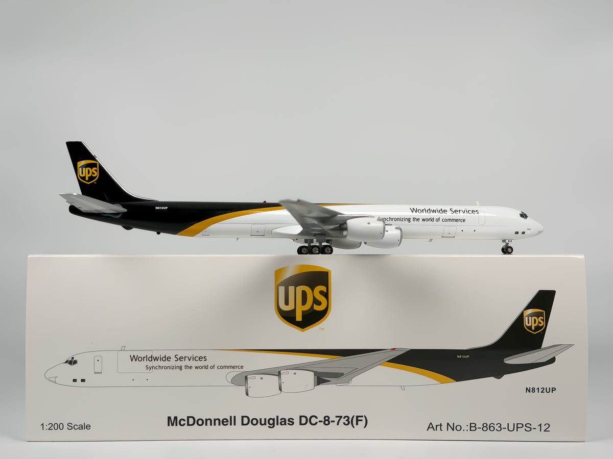 United Parcel Service (UPS) Douglas DC-8-73F 1:200 InFlight200 N812UP (B-863-UPS-12)