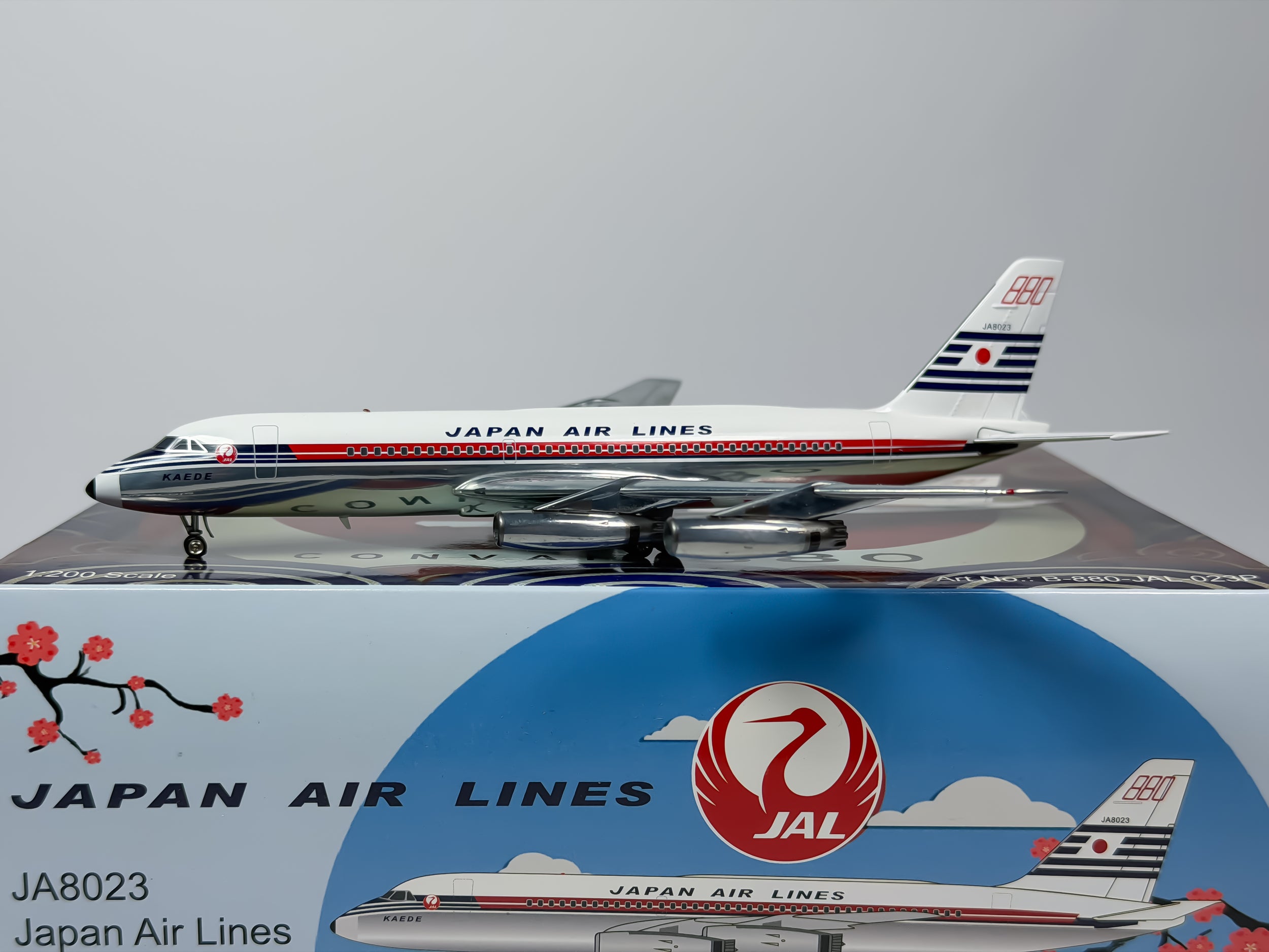 Japan Airlines (JAL) Convair CV-880 1:200 Inflight200 JA8023 (B-880-JAL-023P)