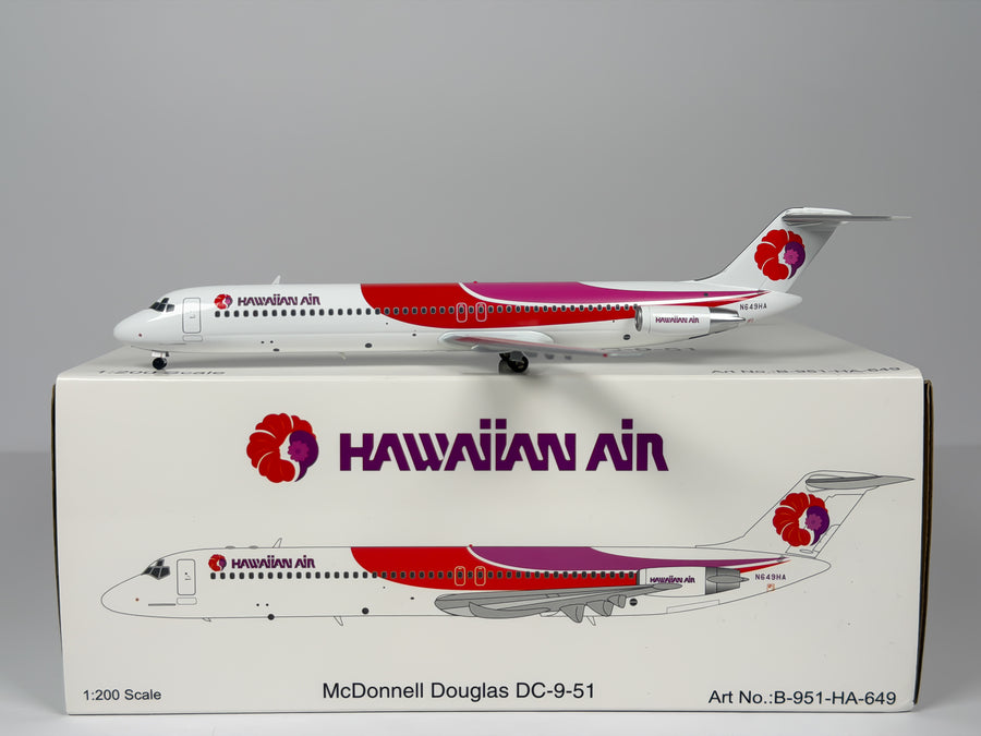 Hawaiian Airlines Douglas DC-9-50 1:200 Inflight200 N649HA (B-951-HA-649)