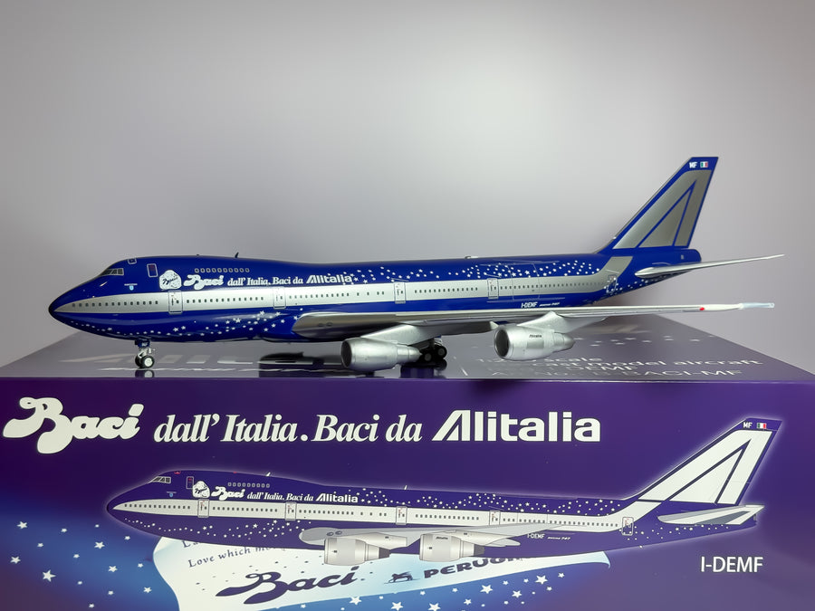 Alitalia Boeing 747-200 1:200 Inflight200 I-DEMF (B-BACI-MF)