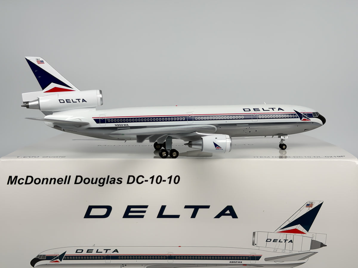 Delta Air Lines McDonnell Douglas DC-10-10 1:200 InFlight200 N902WA (B-DC10-DL-0219P)