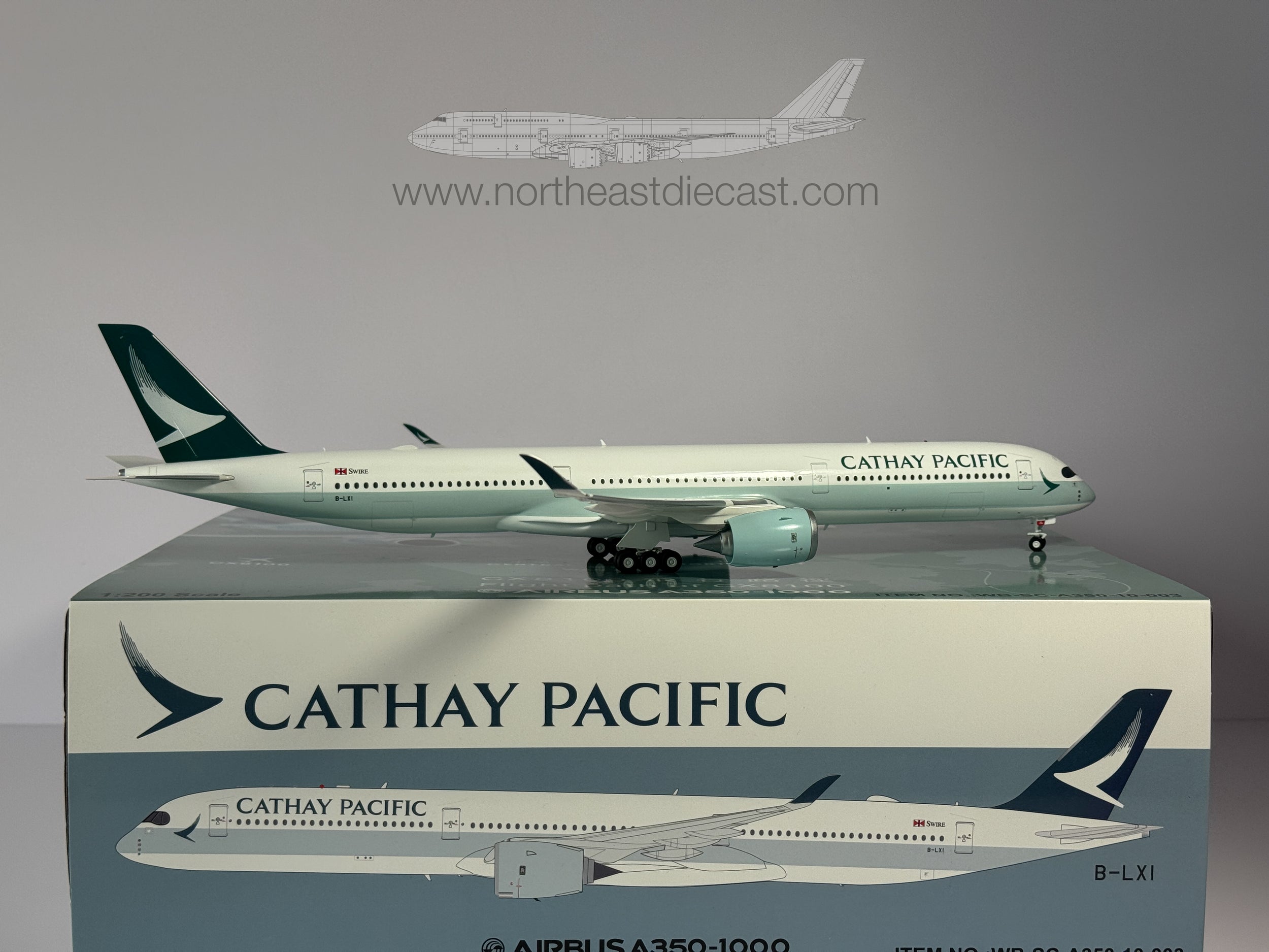 Cathay Pacific Airbus A350-1000 1:200 Inflight200 B-LXI (WB-SC-A350-10-003)