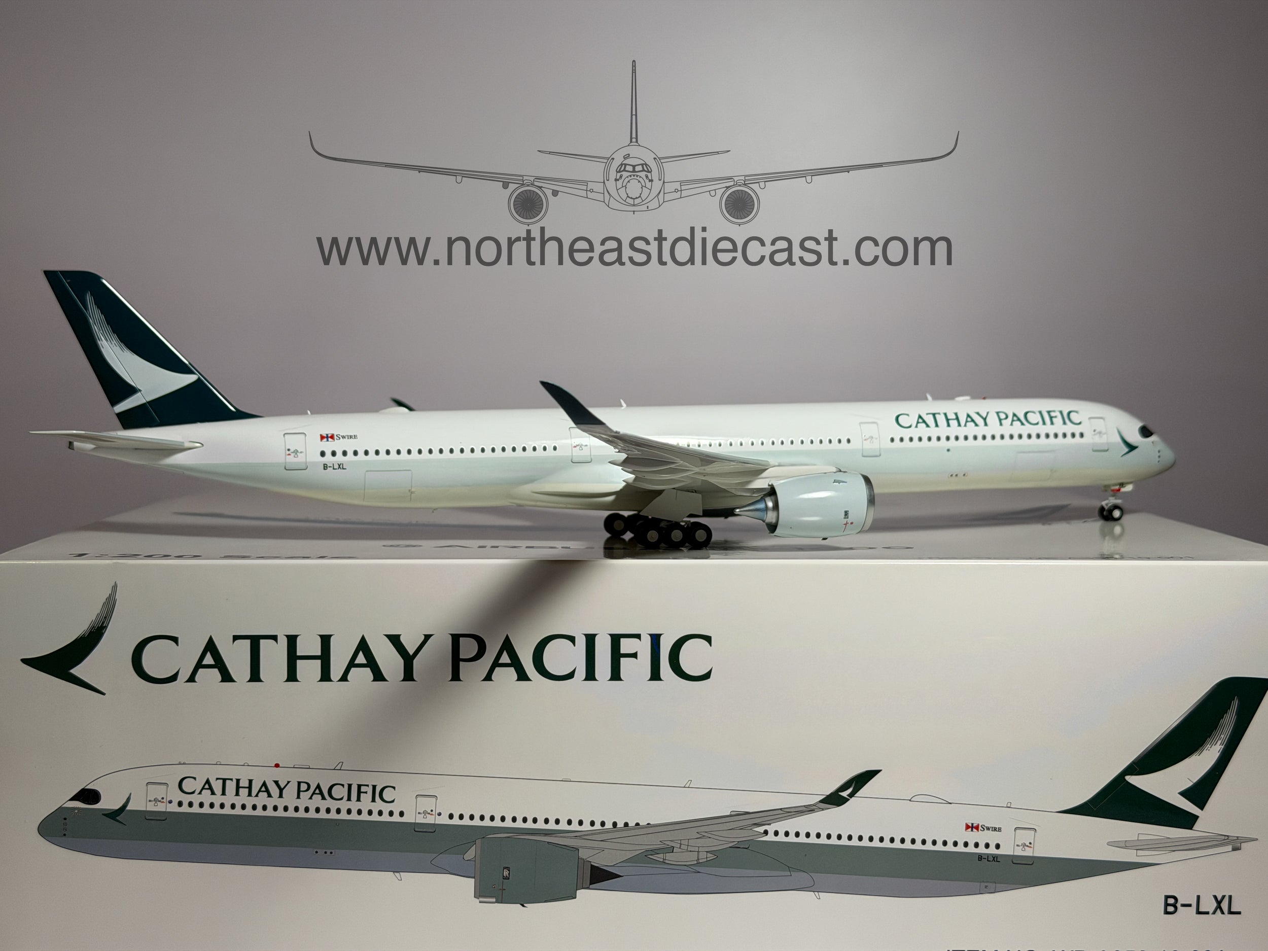 Cathay Pacific Airbus A350-1000 1:200 Inflight200 B-LXL (WB-A350-10-001)
