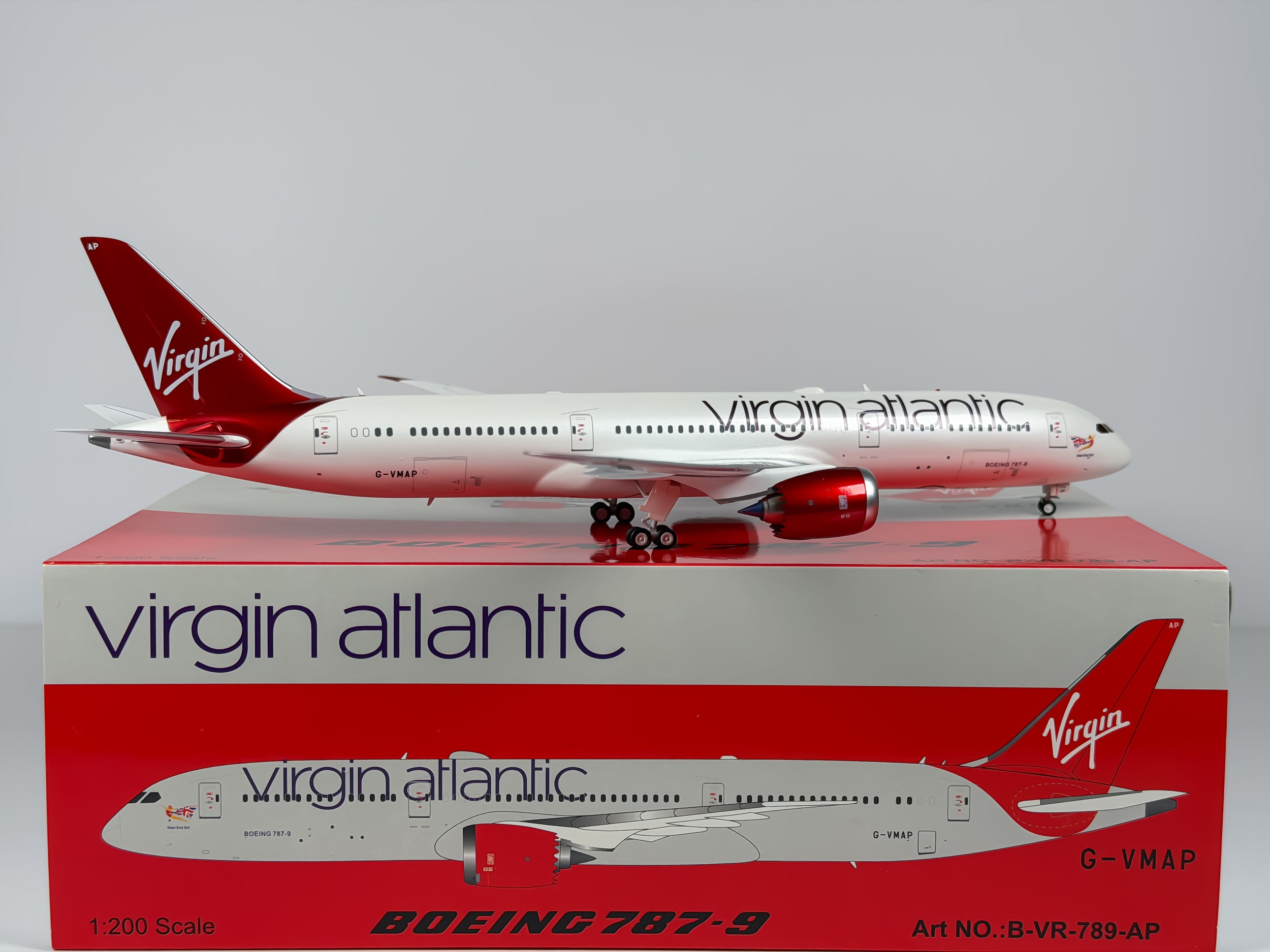 Virgin Atlantic Boeing 787-9 1:200 Inflight200 G-VMAP (B-VR-789-AP)