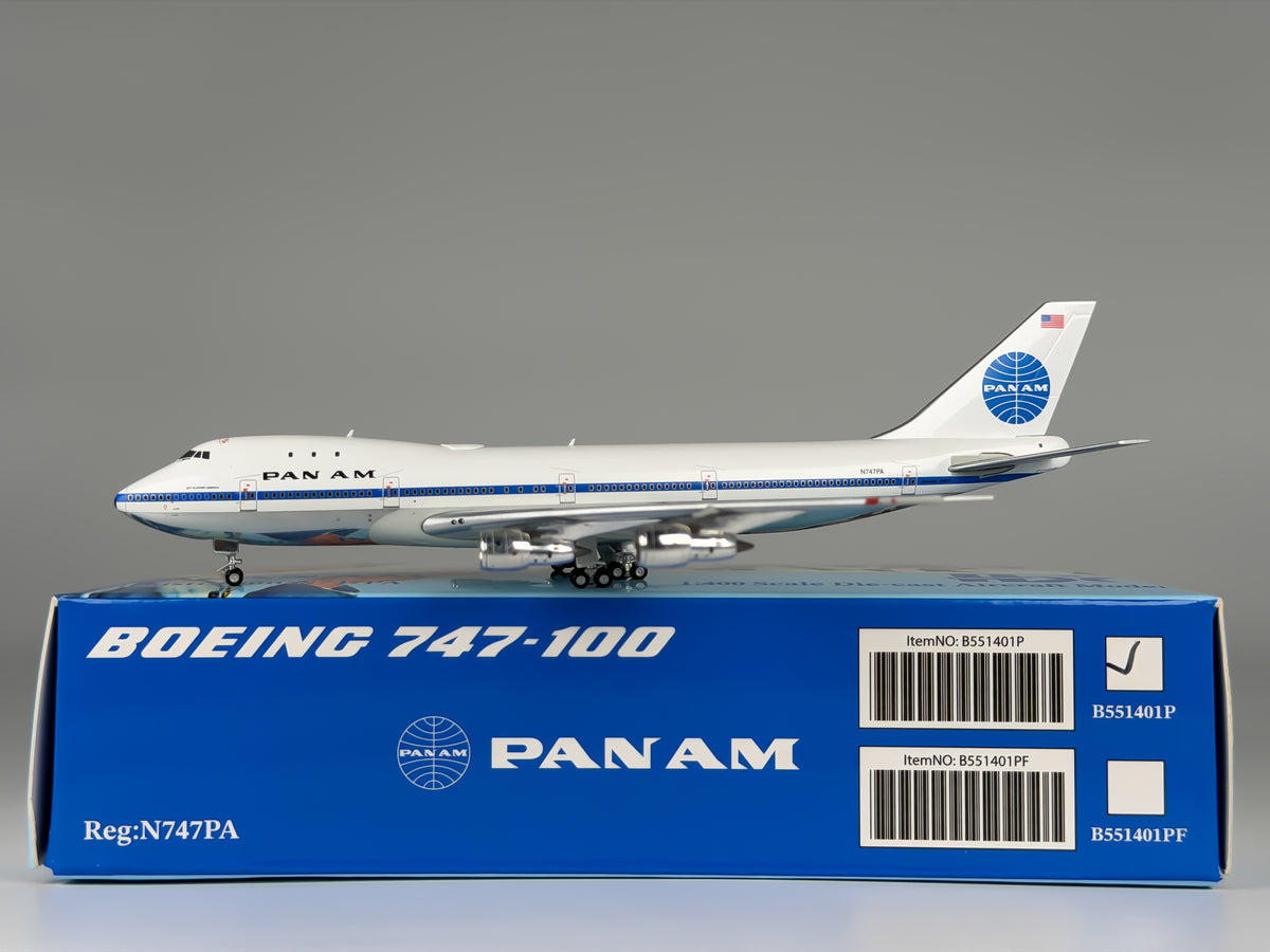 Pan American Boeing 747-100 1:400 HX Models N747PA (B551401P)