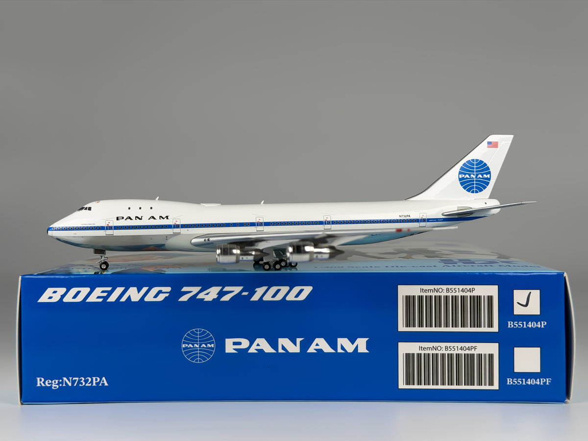 Pan American Boeing 747-100 1:400 HX Models N732PA (B551404P)