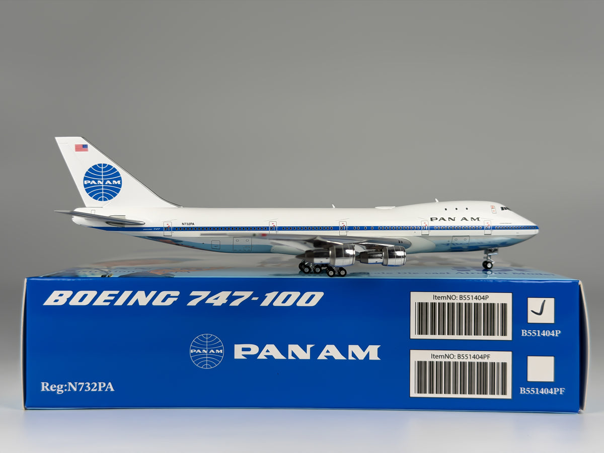 Pan American Boeing 747-100 1:400 HX Models N732PA (B551404P)