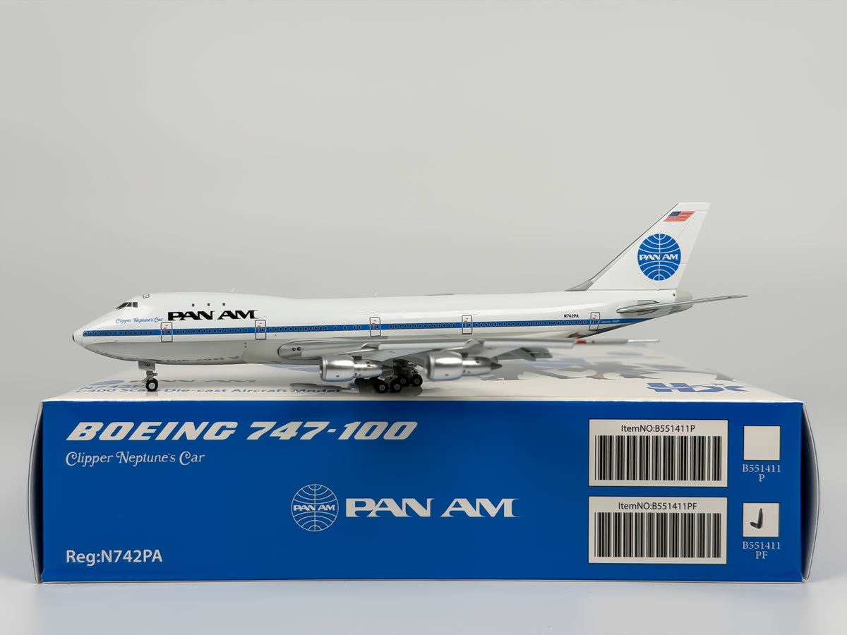 Pan American Boeing 747-100 1:400 HX Models N742PA (B551411PF)