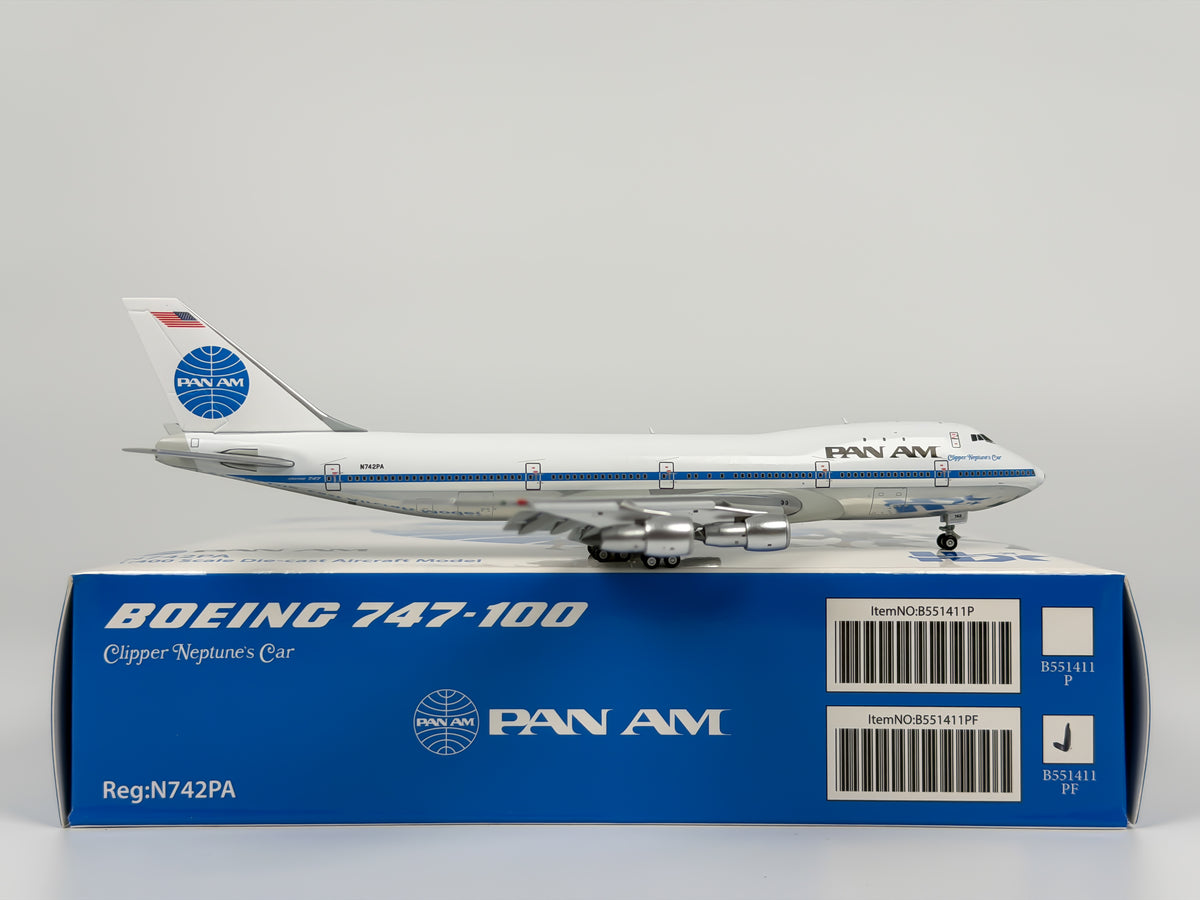 Pan American Boeing 747-100 1:400 HX Models N742PA (B551411PF)