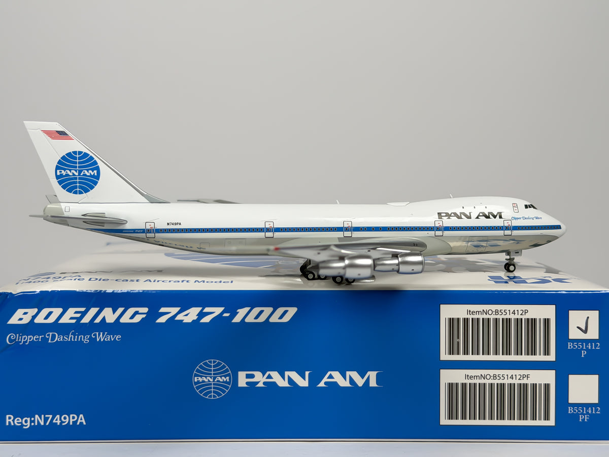 Pan American Boeing 747-100 1:400 HX Models N749PA (B551412P)