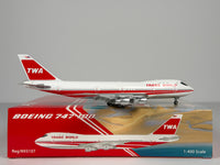 Trans World Airlines (TWA) Boeing 747-100 1:400 HX Models N93107 (B551704PF)
