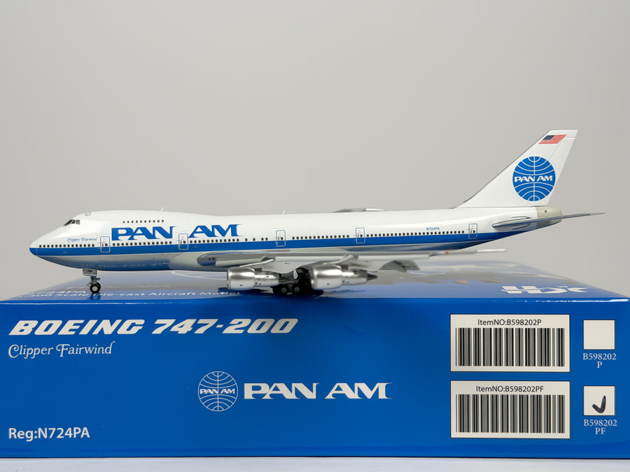 Pan American Boeing 747-200 1:400 HX Models N724PA (B598202PF)
