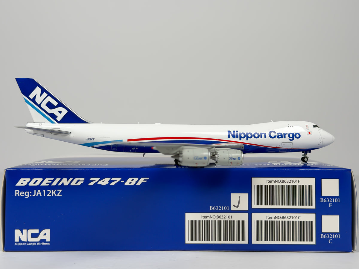 Nippon Cargo Airlines (NCA) Boeing 747-8F 1:400 HX Models JA12KZ (B632101)