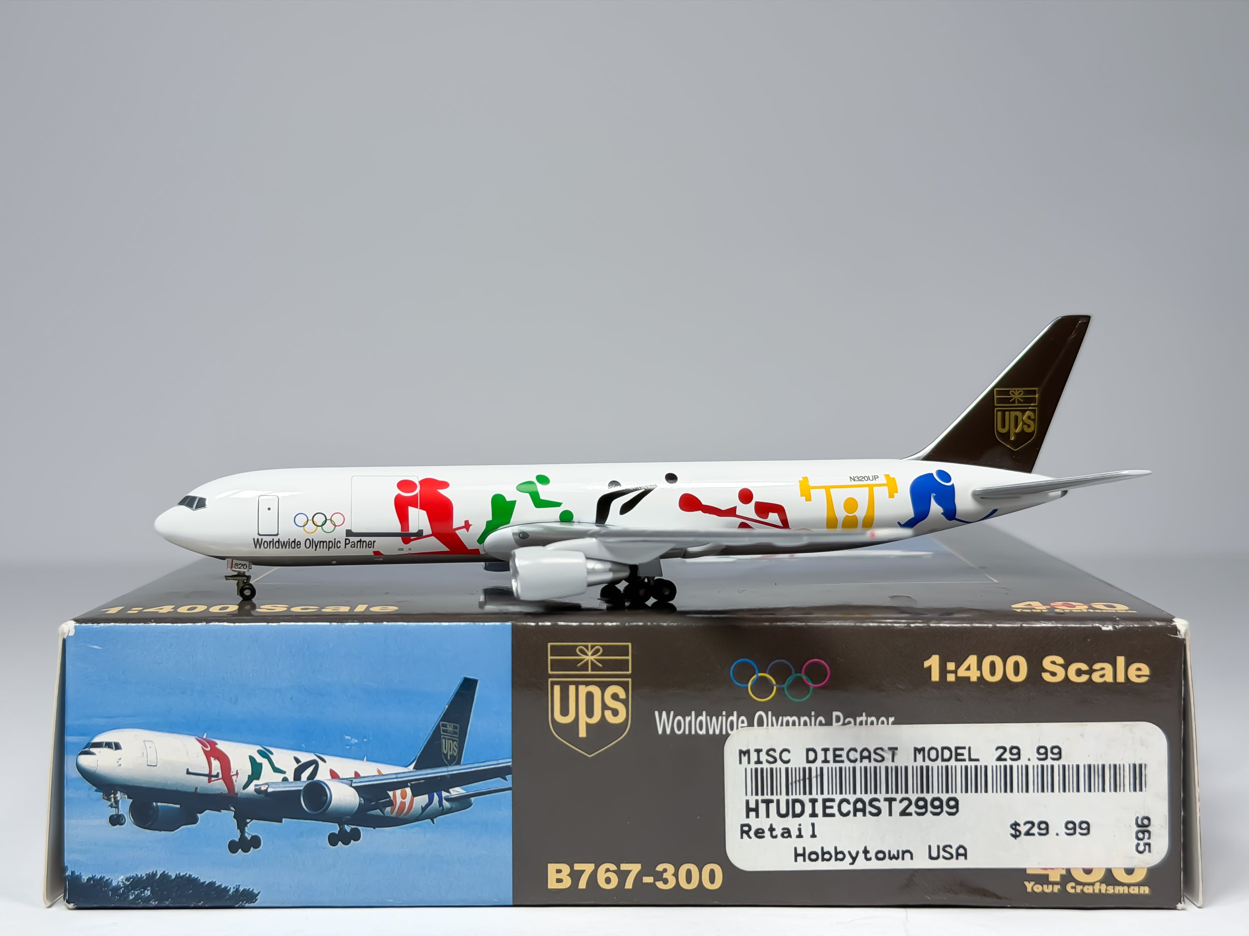 United Parcel Service (UPS) Boeing 767-300F 1:400 BigBird N320UP (BB4-2003-08B)