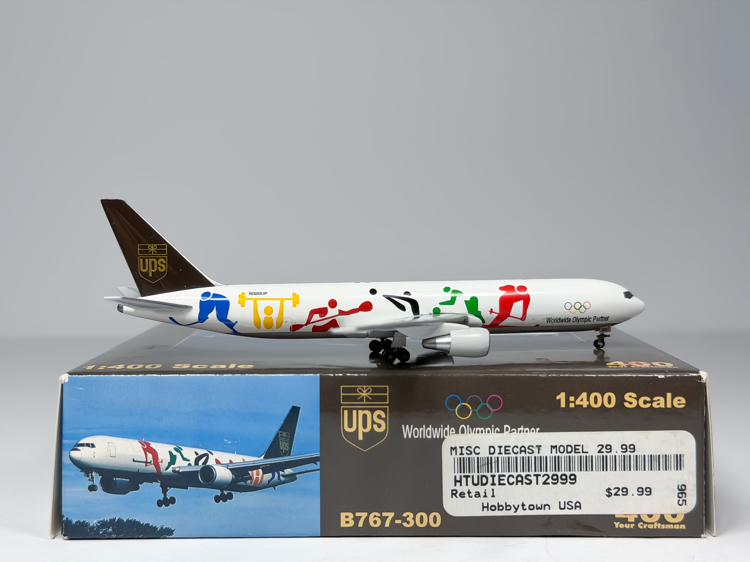 United Parcel Service (UPS) Boeing 767-300F 1:400 BigBird N320UP (BB4-2003-08B)