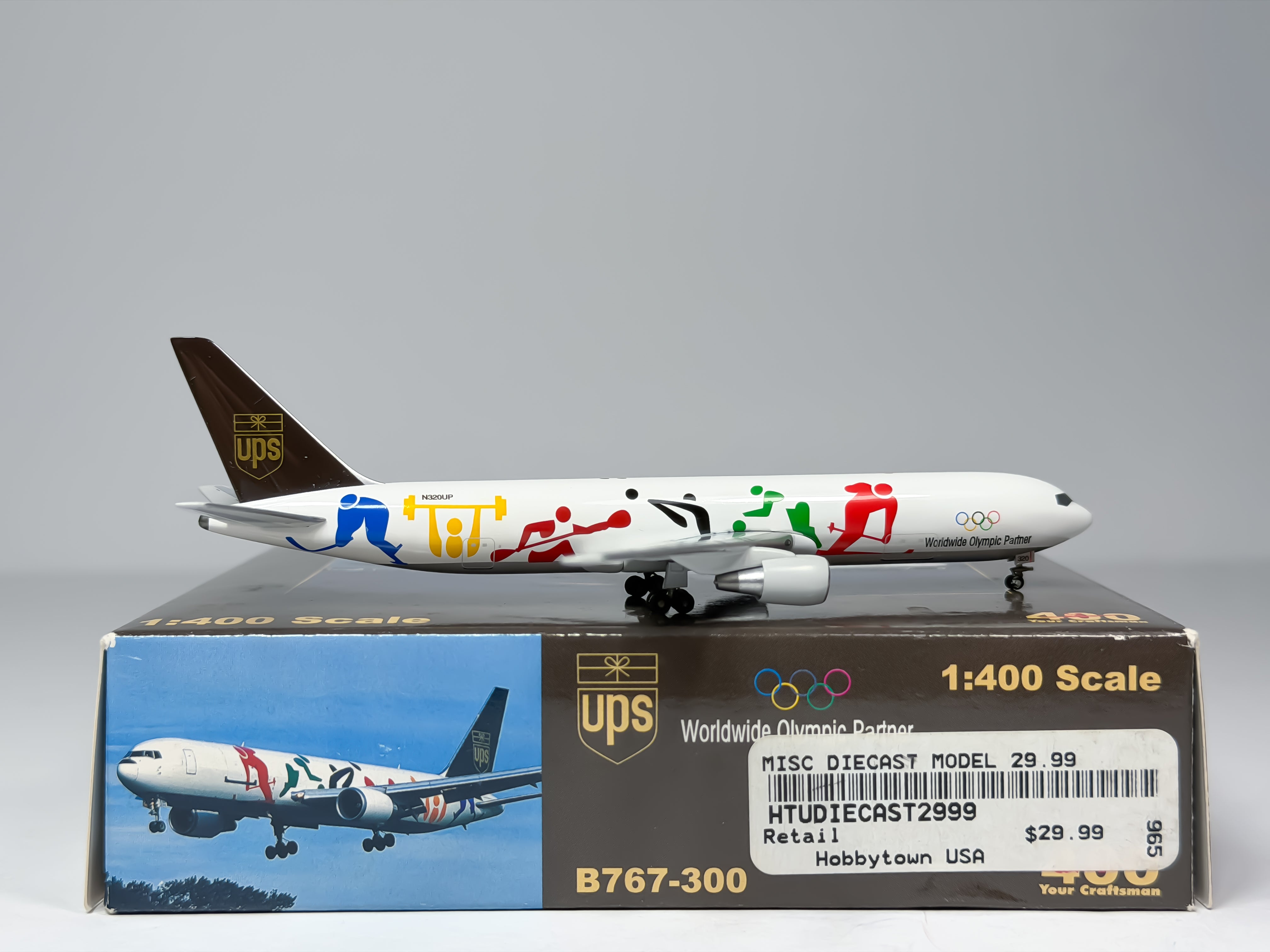 United Parcel Service (UPS) Boeing 767-300F 1:400 BigBird N320UP (BB4-2003-08B)