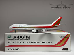 Saudia Boeing 747-100F 1:400 Aeroclassics N703CK (BB4-2003-13C)