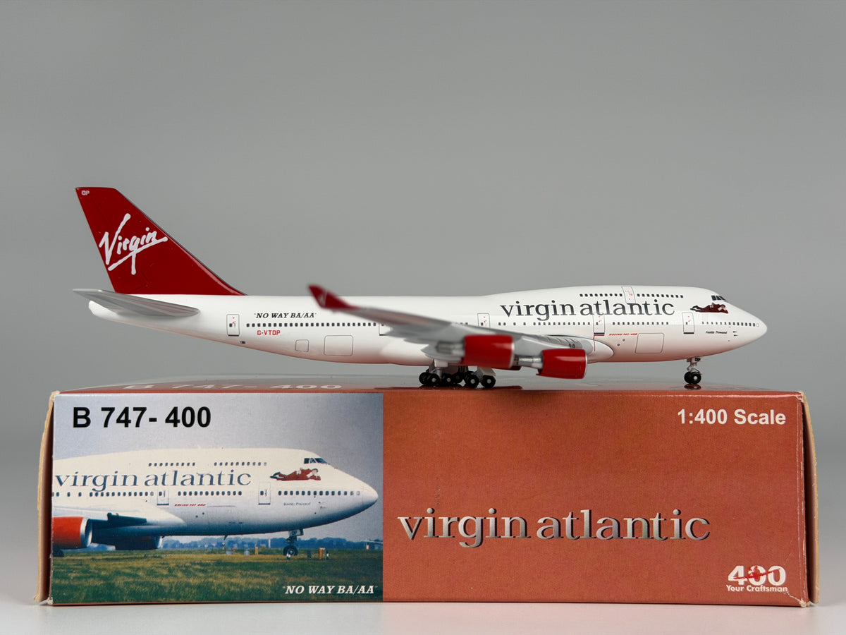 Virgin Atlantic Boeing 747-400 1:400 Big Bird G-VTOP (BB4-2004-02)